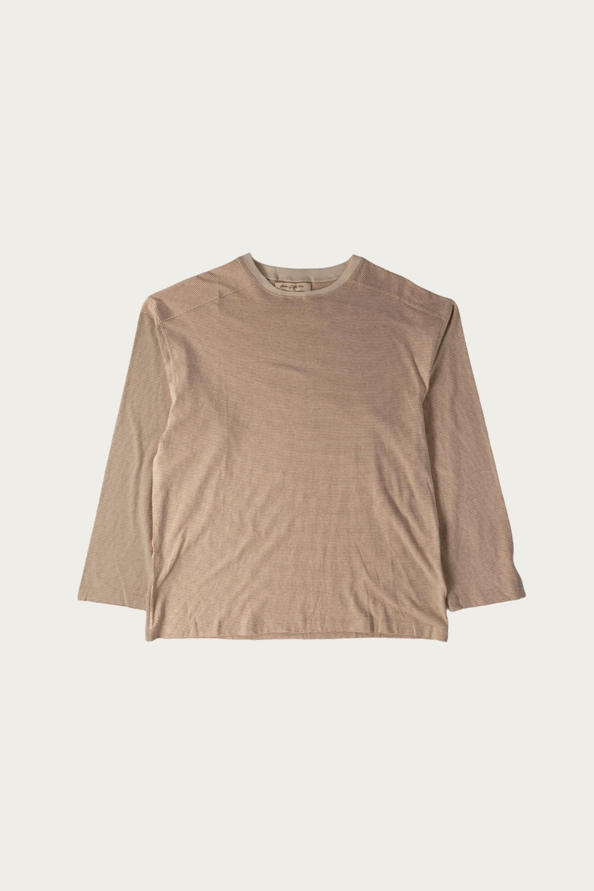 Aviva Jifei Xue - Long Sleeve Arc Tee - Natural Stripe - Canoe Club