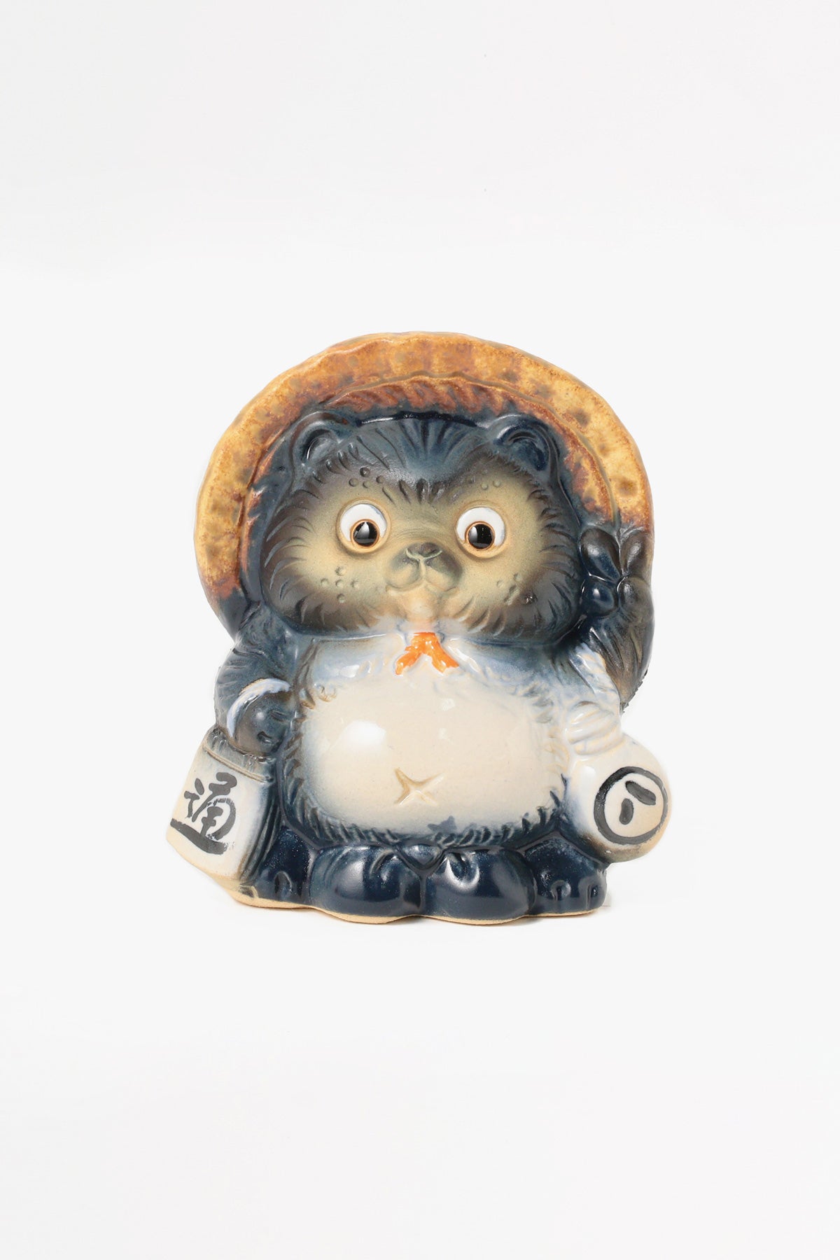 Beams Japan - Fortune Raccoon Dog Piggy Bank - Navy - Canoe Club