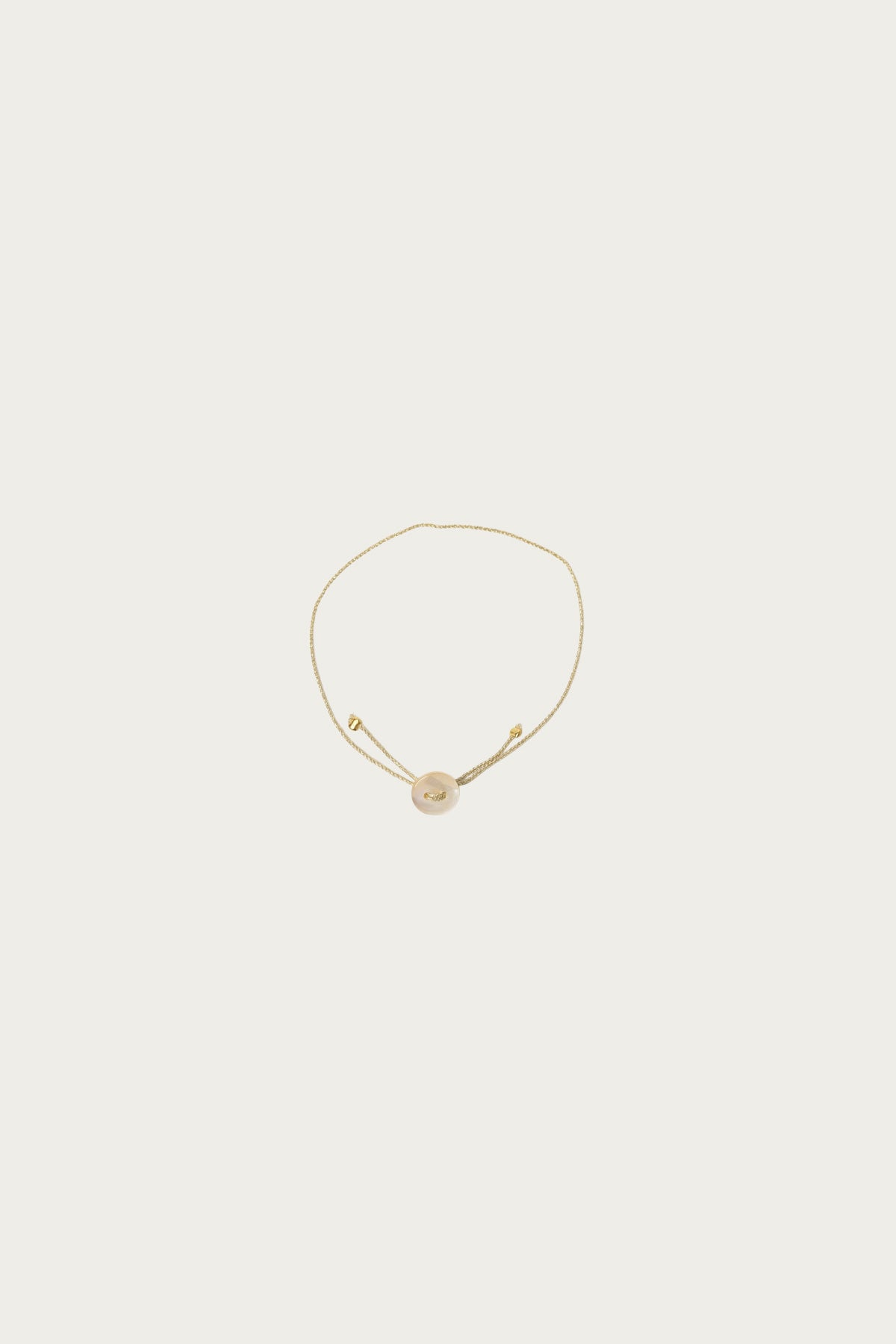 Beams Japan - Jinbo Pearls x Beams Japan Button Bracelet - Gold - Canoe Club