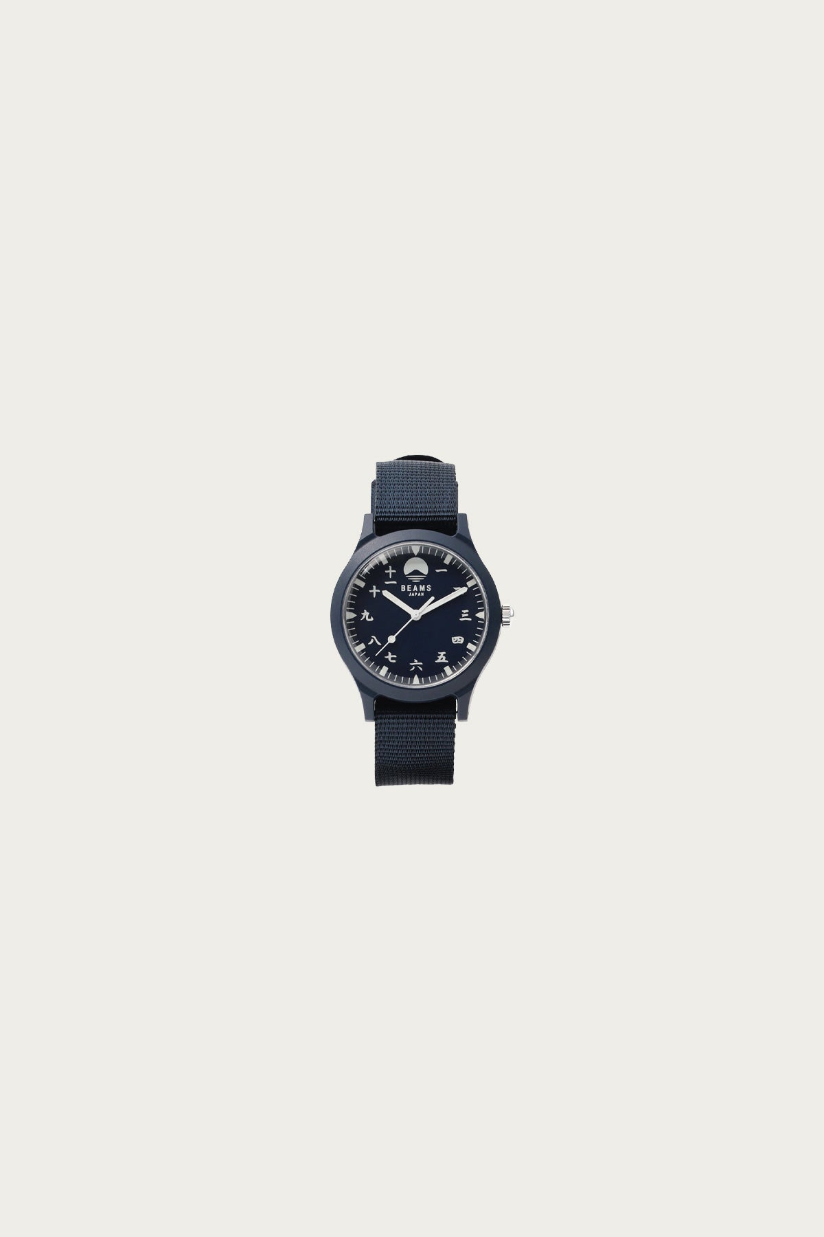Beams Japan - Beams Japan Kanji Number Wrist Watch - Navy - Canoe Club