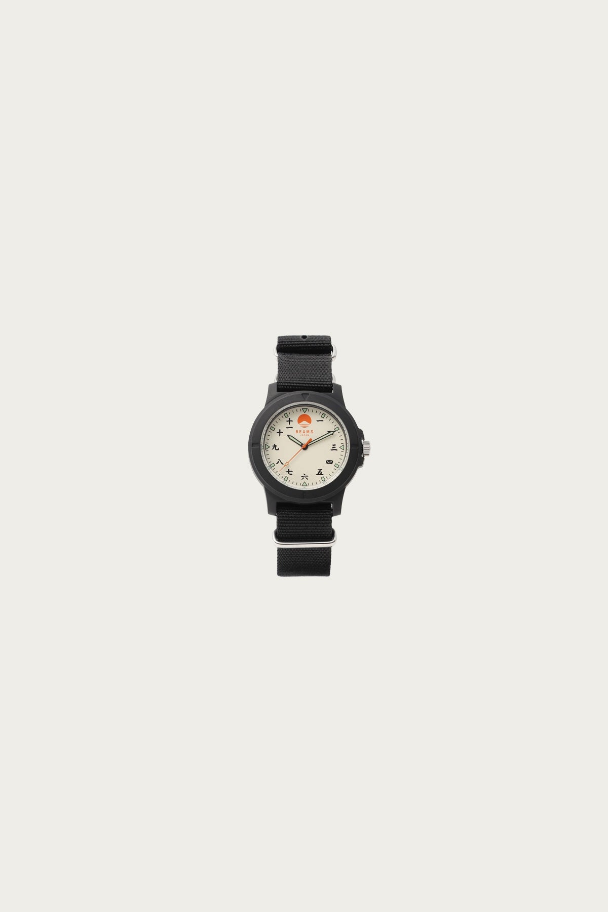 Beams Japan - Beams Japan Kanji Number Wrist Watch - Black - Canoe Club