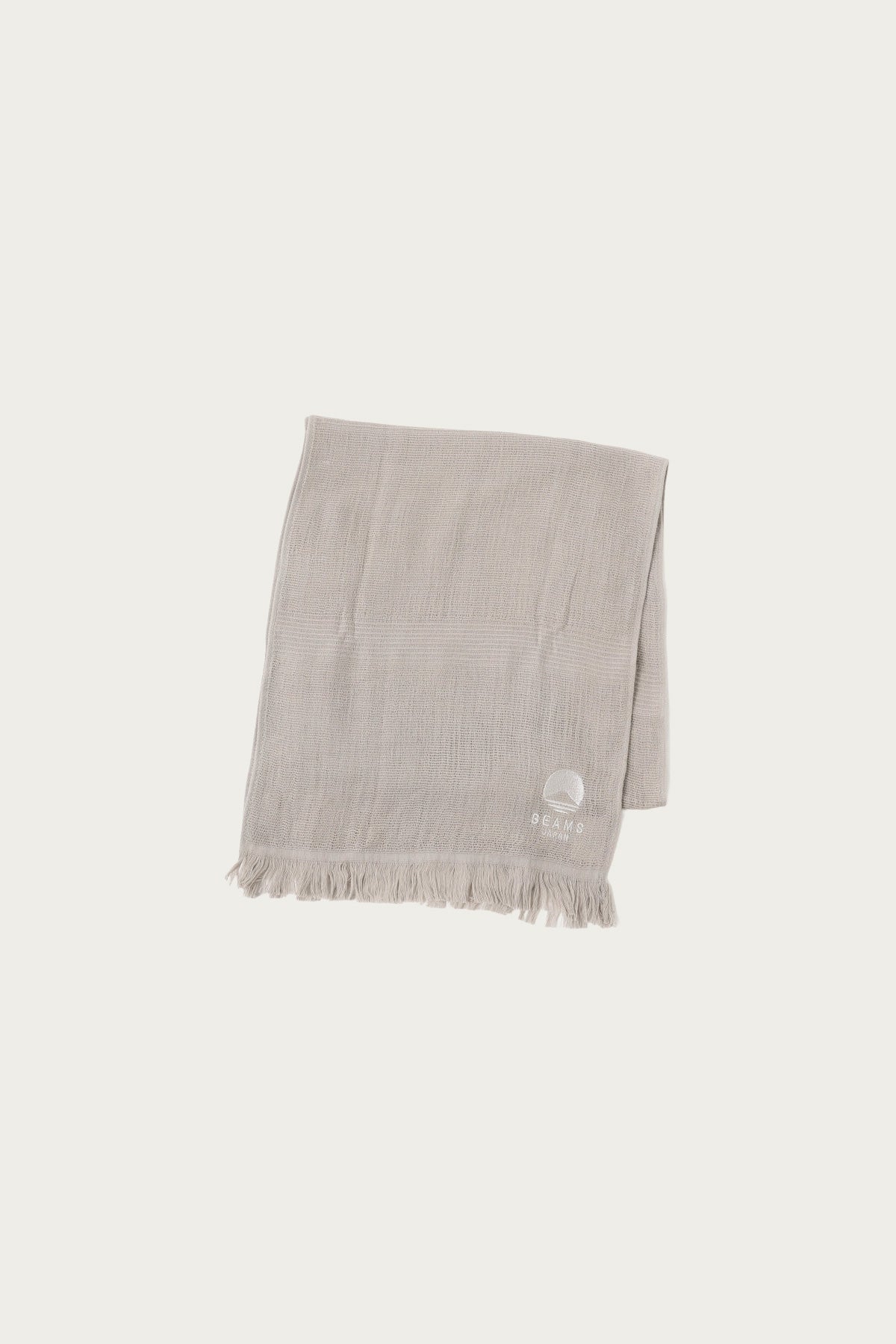 Beams Japan - Miyazaki Towel Beams Japan Scarf - Light Grey - Canoe Club