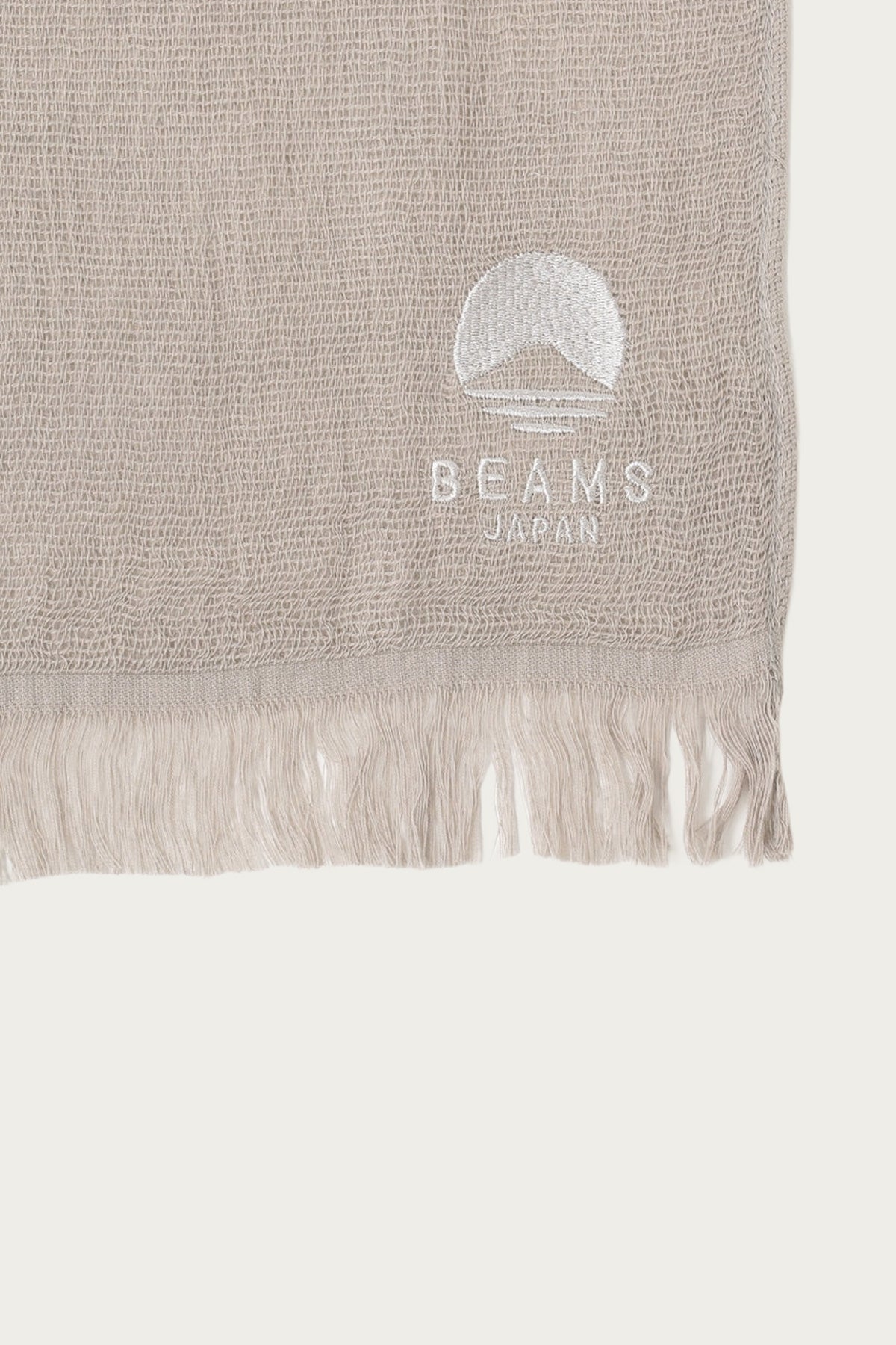 Beams Japan - Miyazaki Towel Beams Japan Scarf - Light Grey - Canoe Club