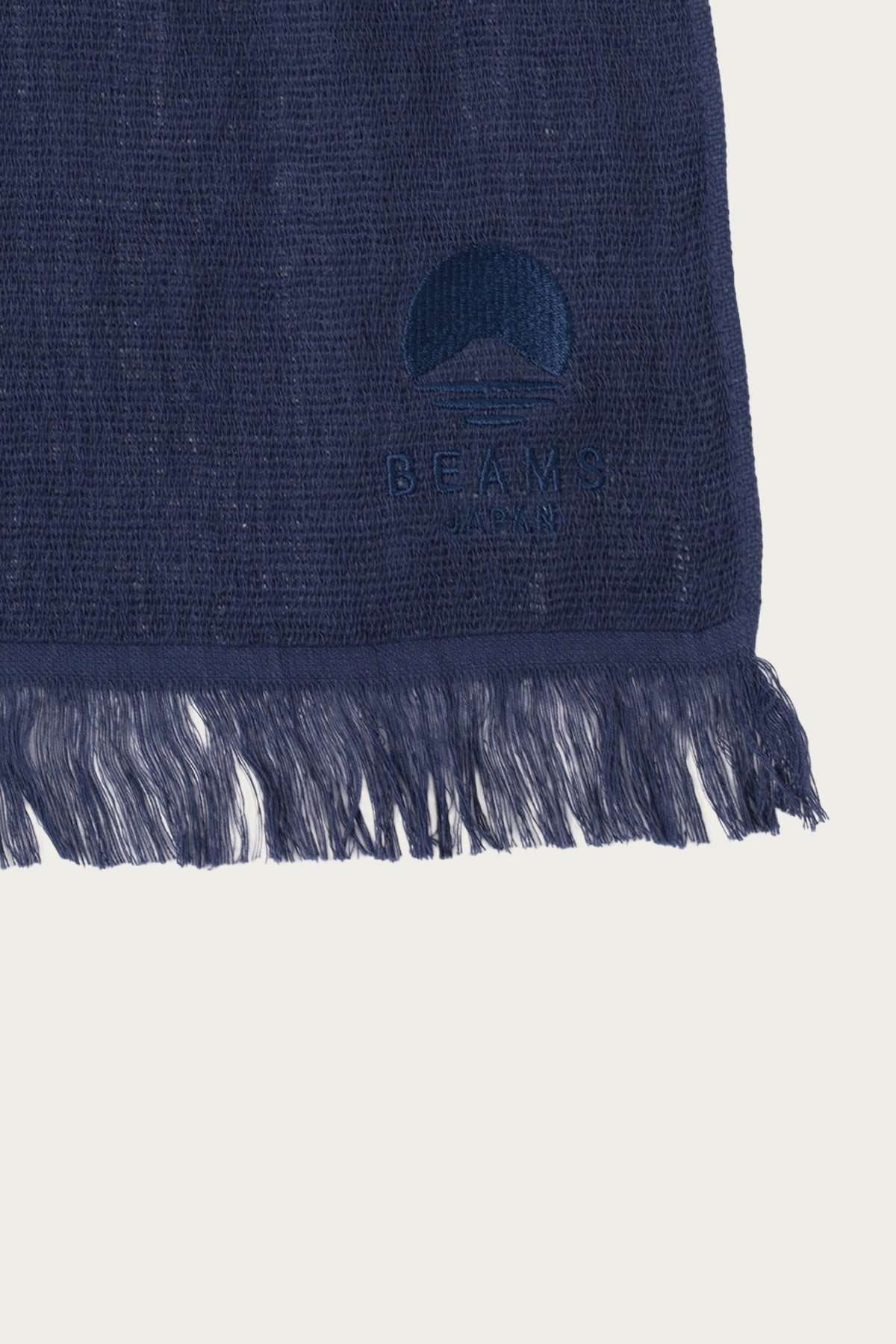 Beams Japan - Miyazaki Towel Beams Japan Scarf - Navy - Canoe Club