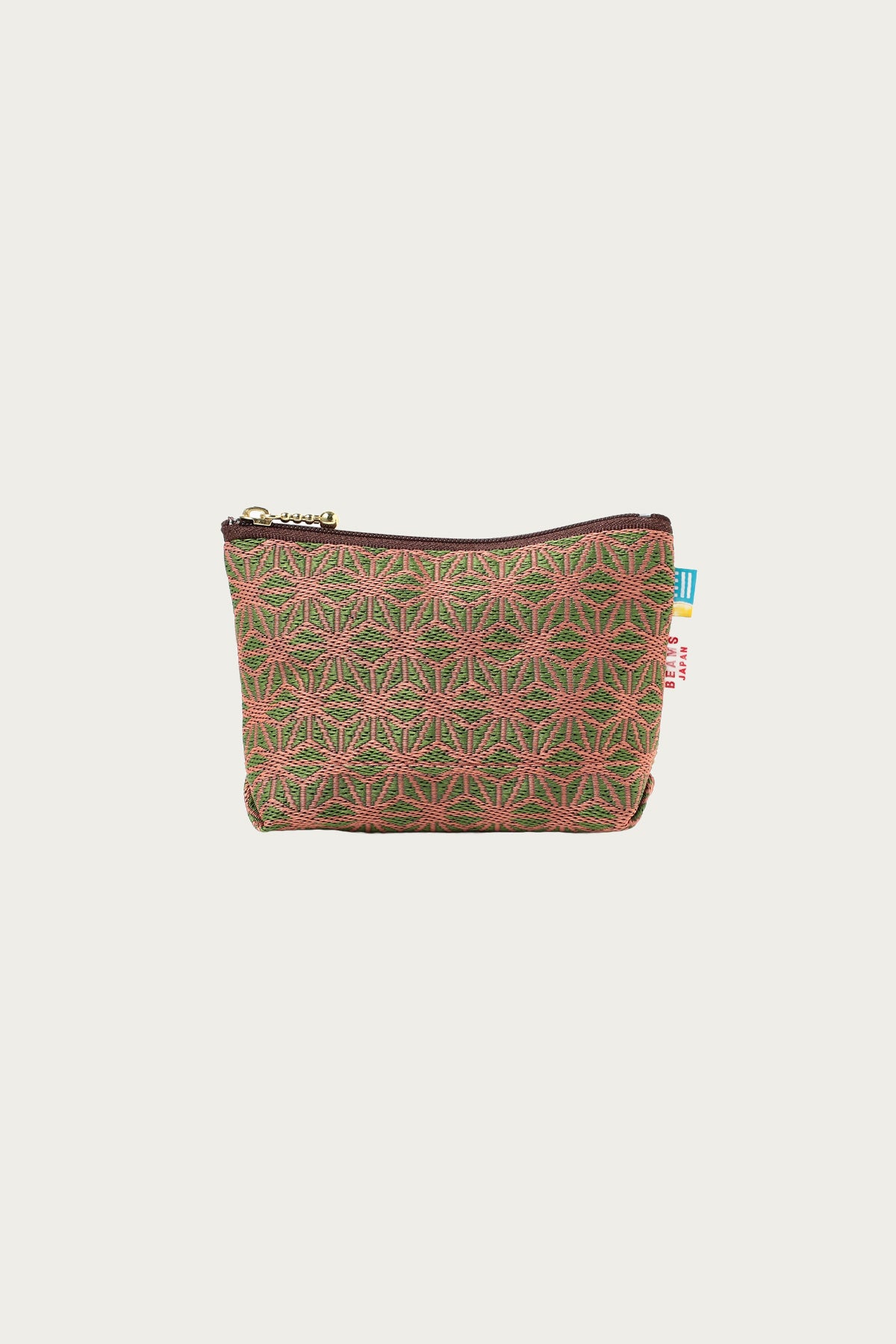 Beams Japan - Takata x Beams Japan Flat Tatami Pouch - Pink/Green - Canoe Club