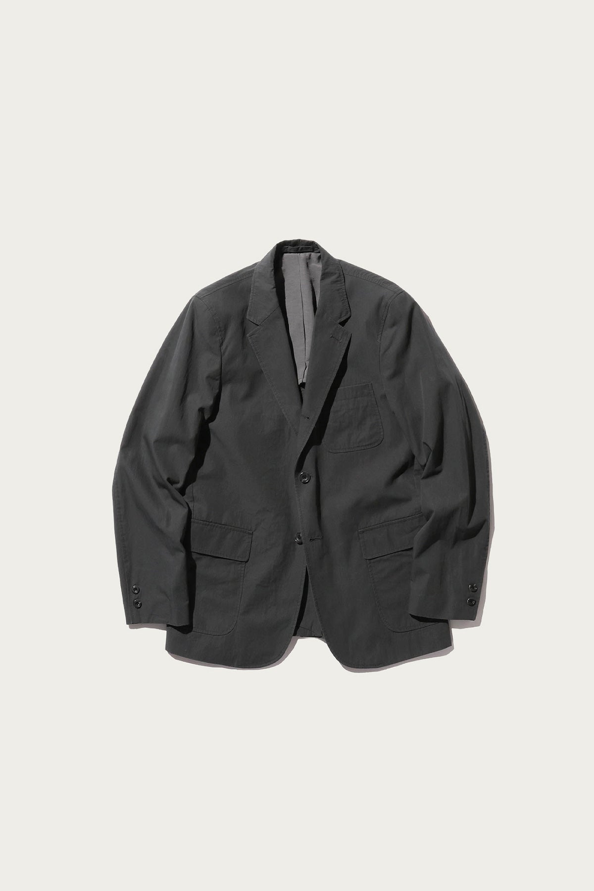 Beams Plus - 3B Travel Jacket Comfort Cloth - Charcoal - Canoe Club