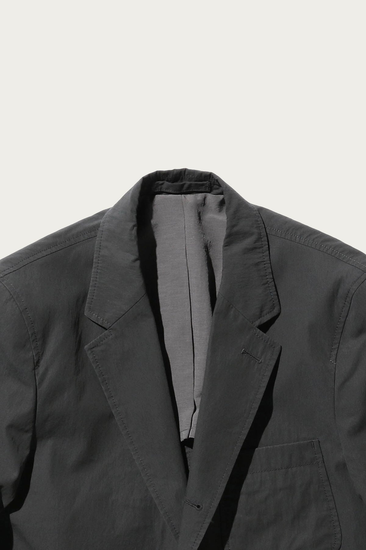 Beams Plus - 3B Travel Jacket Comfort Cloth - Charcoal - Canoe Club