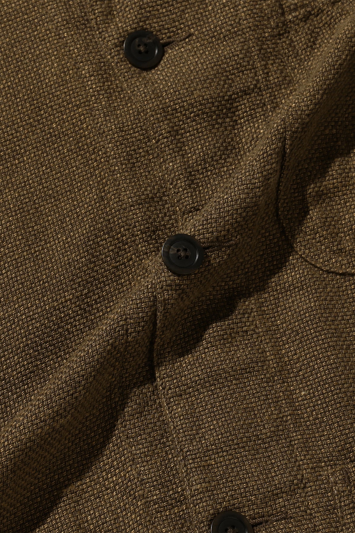 Beams Plus - MIL Chore Jacket Cotton Linen - Brown - Canoe Club