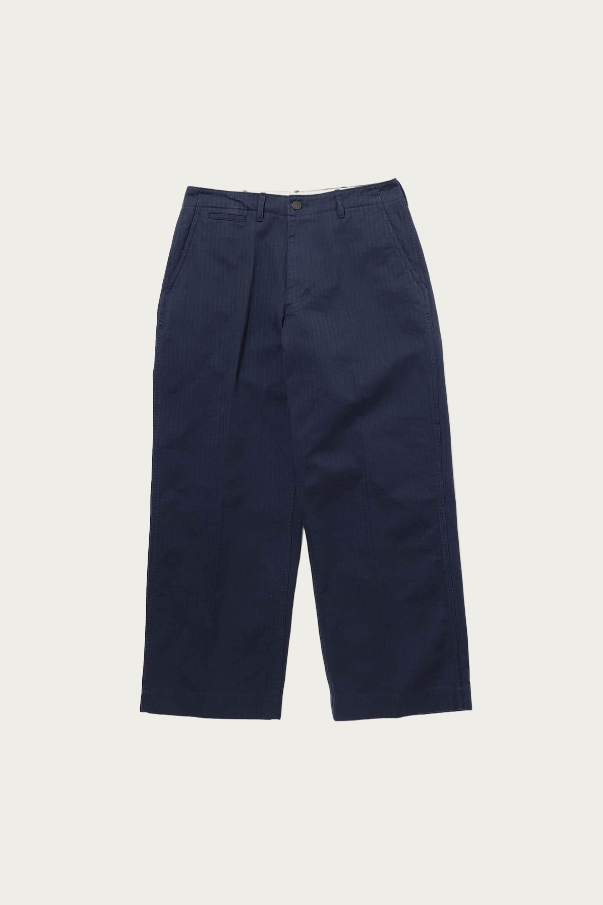 Beams Plus - MIL Trousers Herringbone - Navy - Canoe Club
