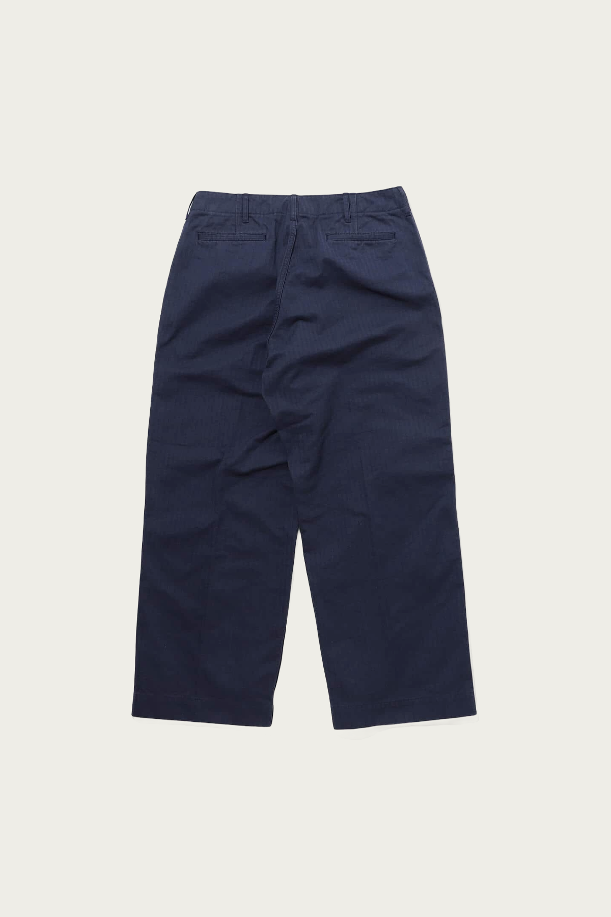 Beams Plus - MIL Trousers Herringbone - Navy - Canoe Club