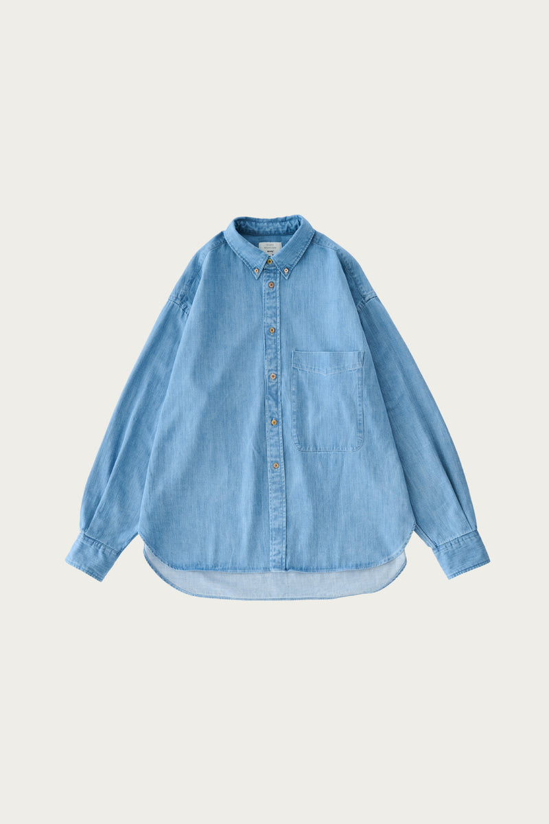 Beams+ Lisa Oxford Shirt | Faded Wash | Canoe Club