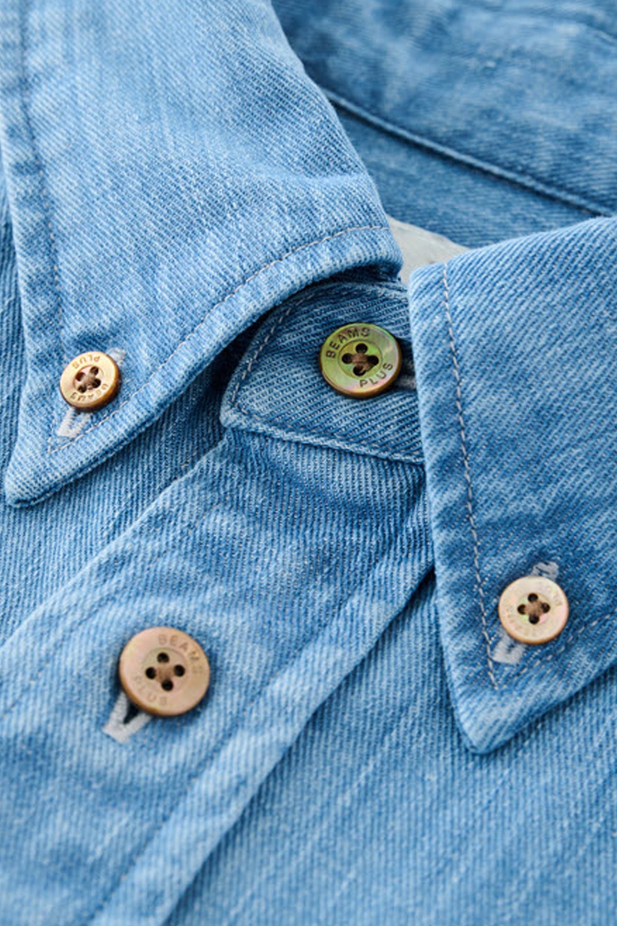 Beams Plus - Studio Nicholson x Beams+ Lisa Denim Shirt - Faded Wash - Canoe Club