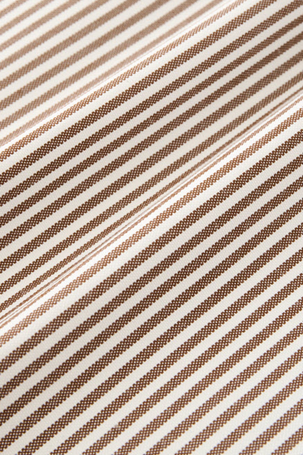 Beams Plus - Studio Nicholson x Beams+ Lisa Oxford Shirt - Brown/White Stripe - Canoe Club