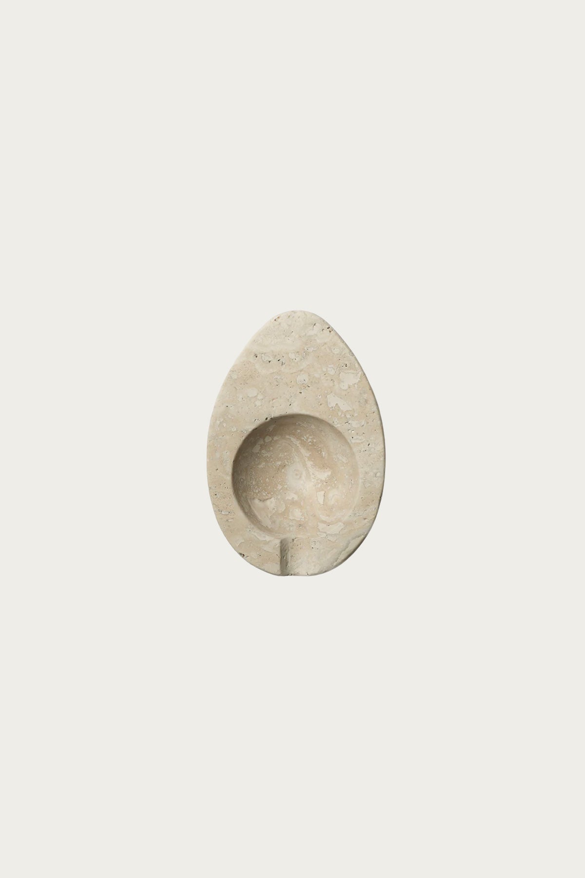 Binu Binu - Marble Sauna Egg Cup - White Travertine - Canoe Club