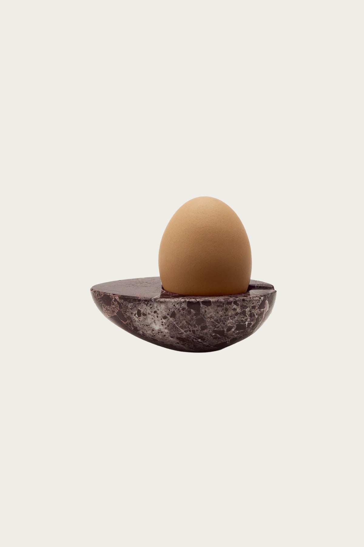 Binu Binu - Marble Sauna Egg Cup - Rosso Levanto - Canoe Club