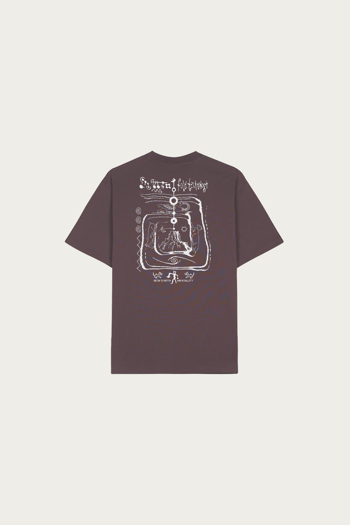 Brain Dead - Ancient Knowledge T-Shirt - Berry - Canoe Club