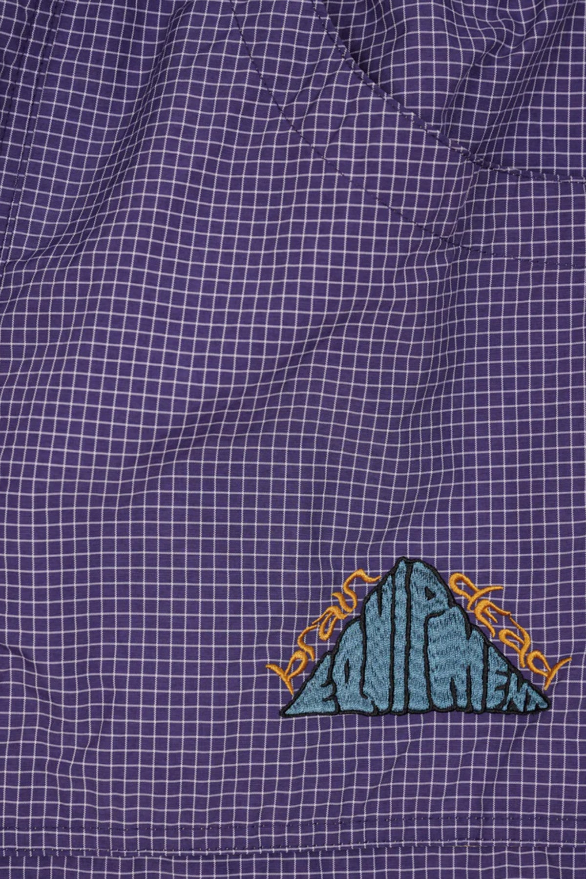 Brain Dead - Gridded Ripstop Utility Short - Blueberry - Canoe Club