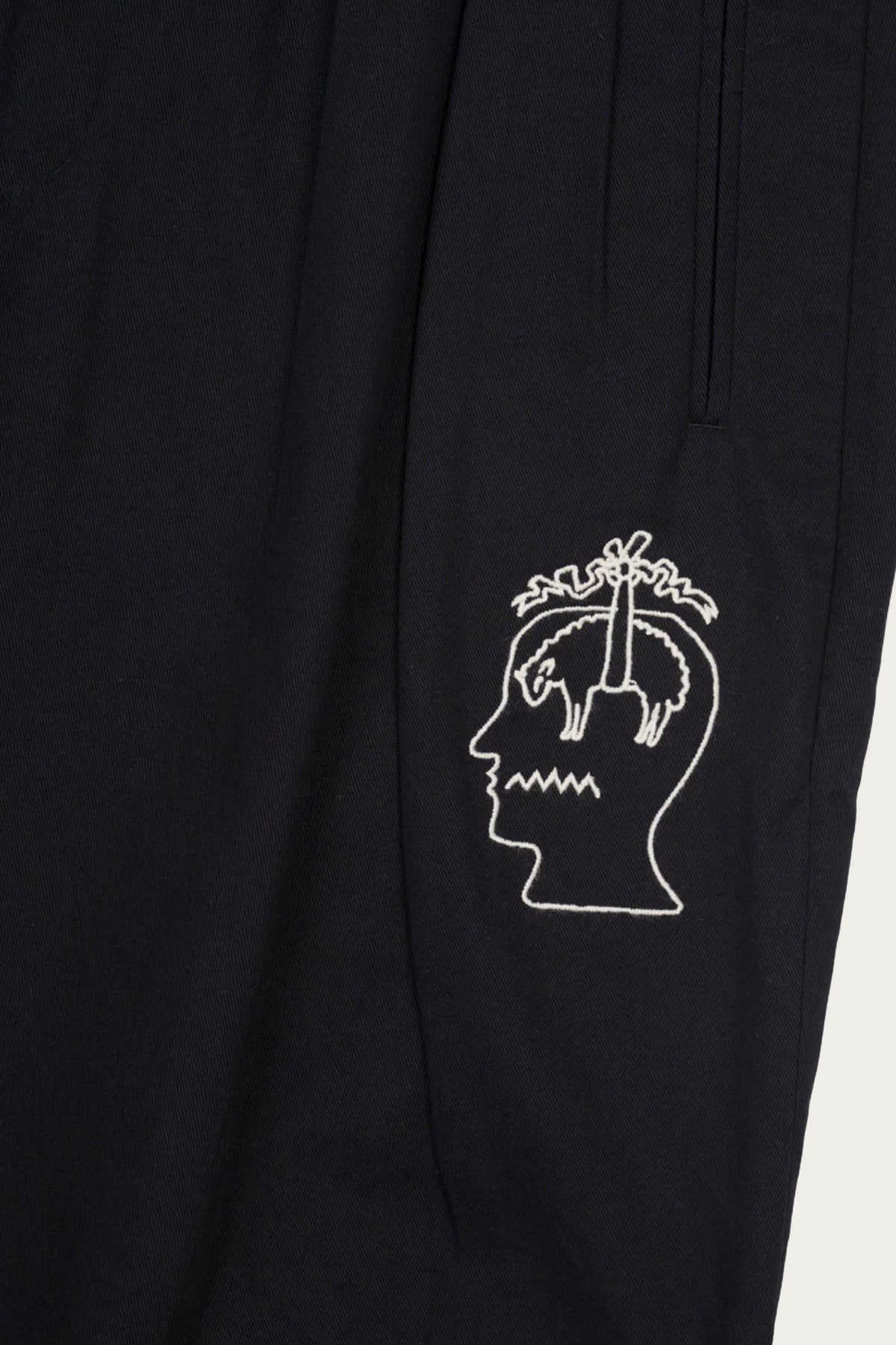 Brain Dead - Brain Dead x Brooks Brothers California Pleated Trousers - Black - Canoe Club
