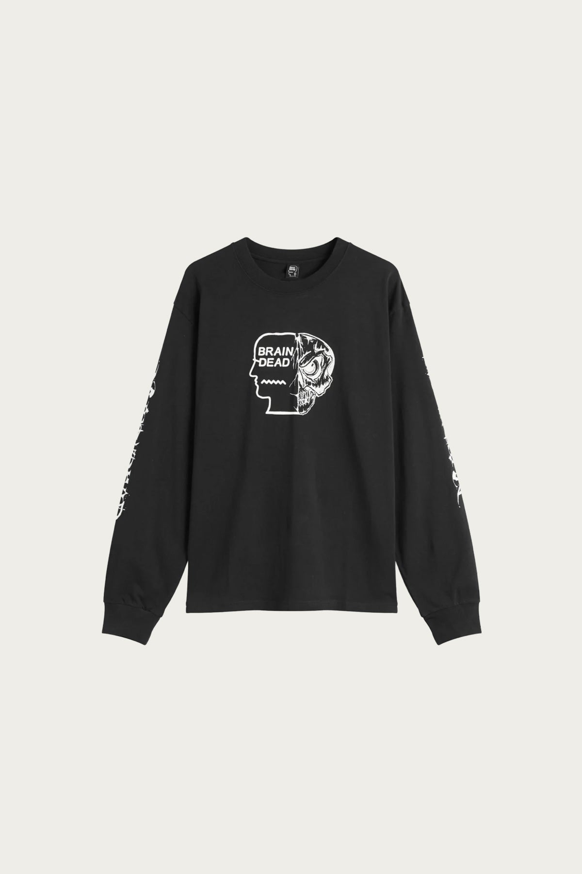 Brain Dead - Skull Mech Longsleeve - Black - Canoe Club