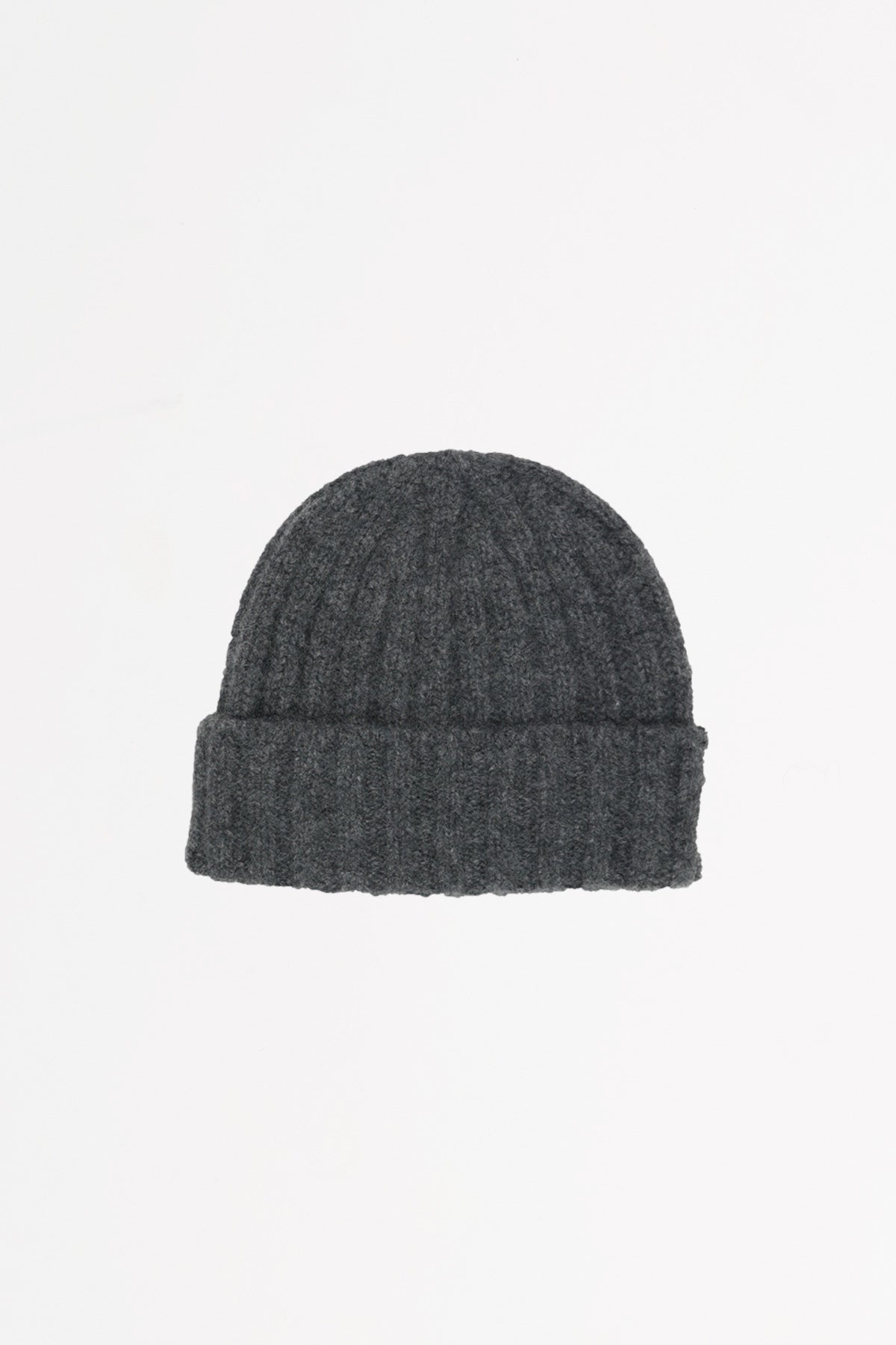 Cableami - Cashmere 2x2 Rib Watchcap - Gray - Canoe Club