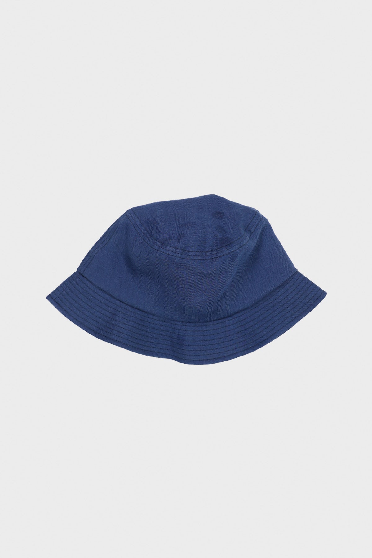Cableami - Linen Herringbone Bucket Hat - Indigo - Canoe Club