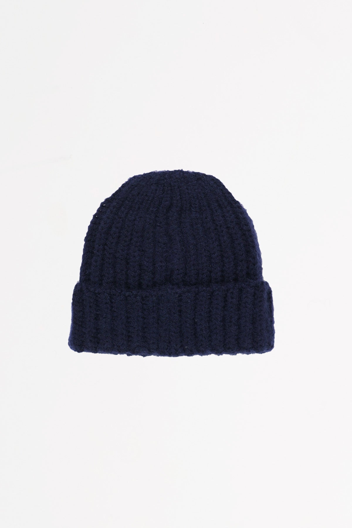 Cableami - Mohair Tube-Yarn Watchcap - Navy - Canoe Club
