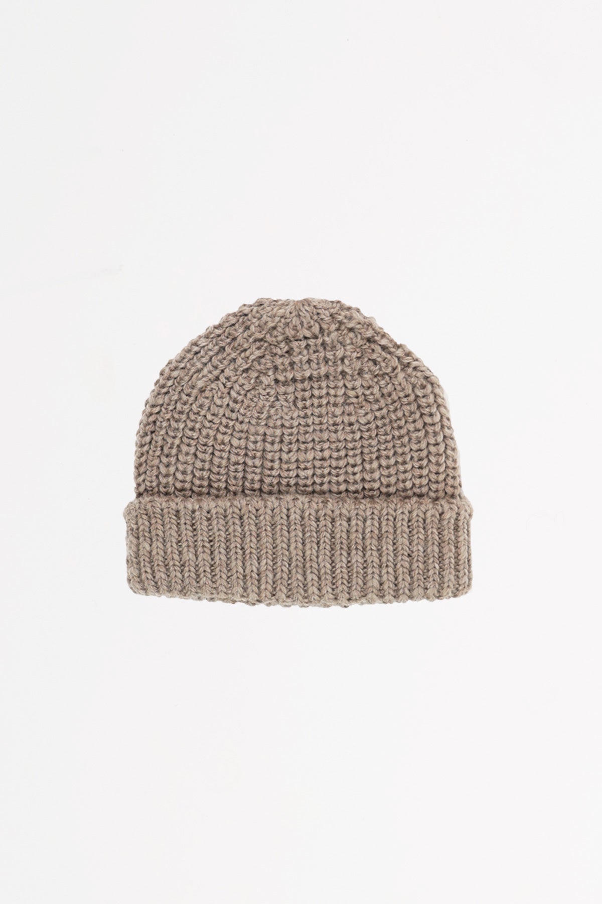 Cableami - Wool Short Watchcap - Beige - Canoe Club