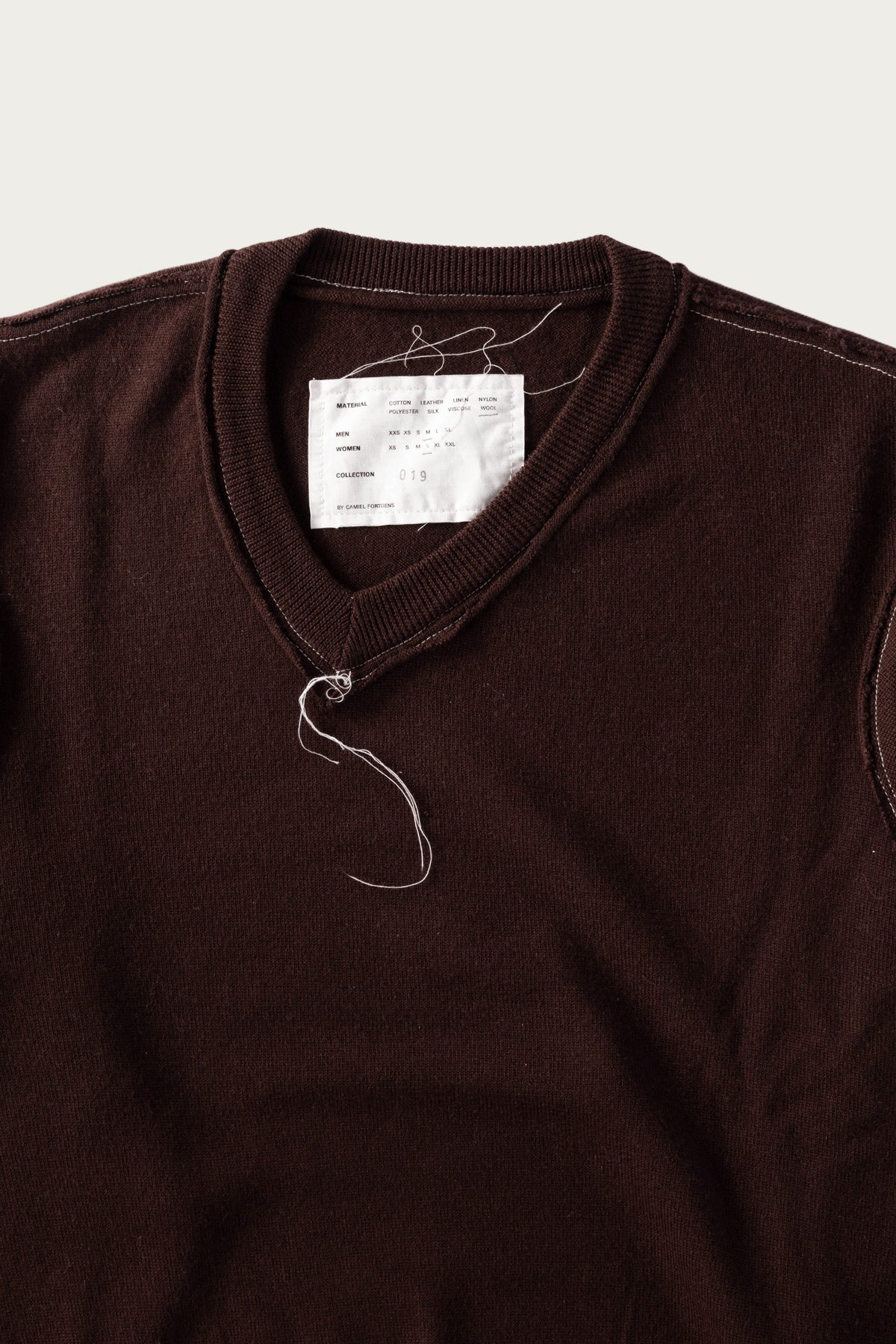 Camiel Fortgens - Frankenstein V-Neck - Brown - Canoe Club