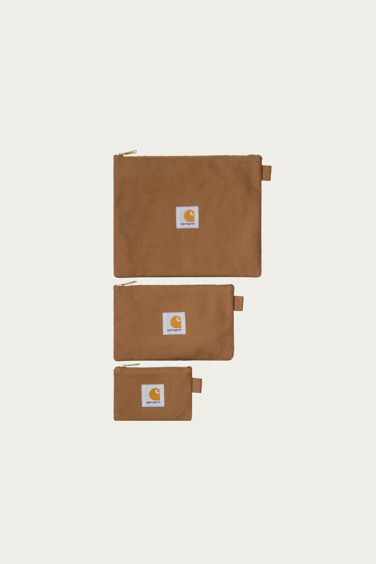 Carhartt Work In Progress - Canvas Pouch Set - Hamilton Brown - Canoe Club