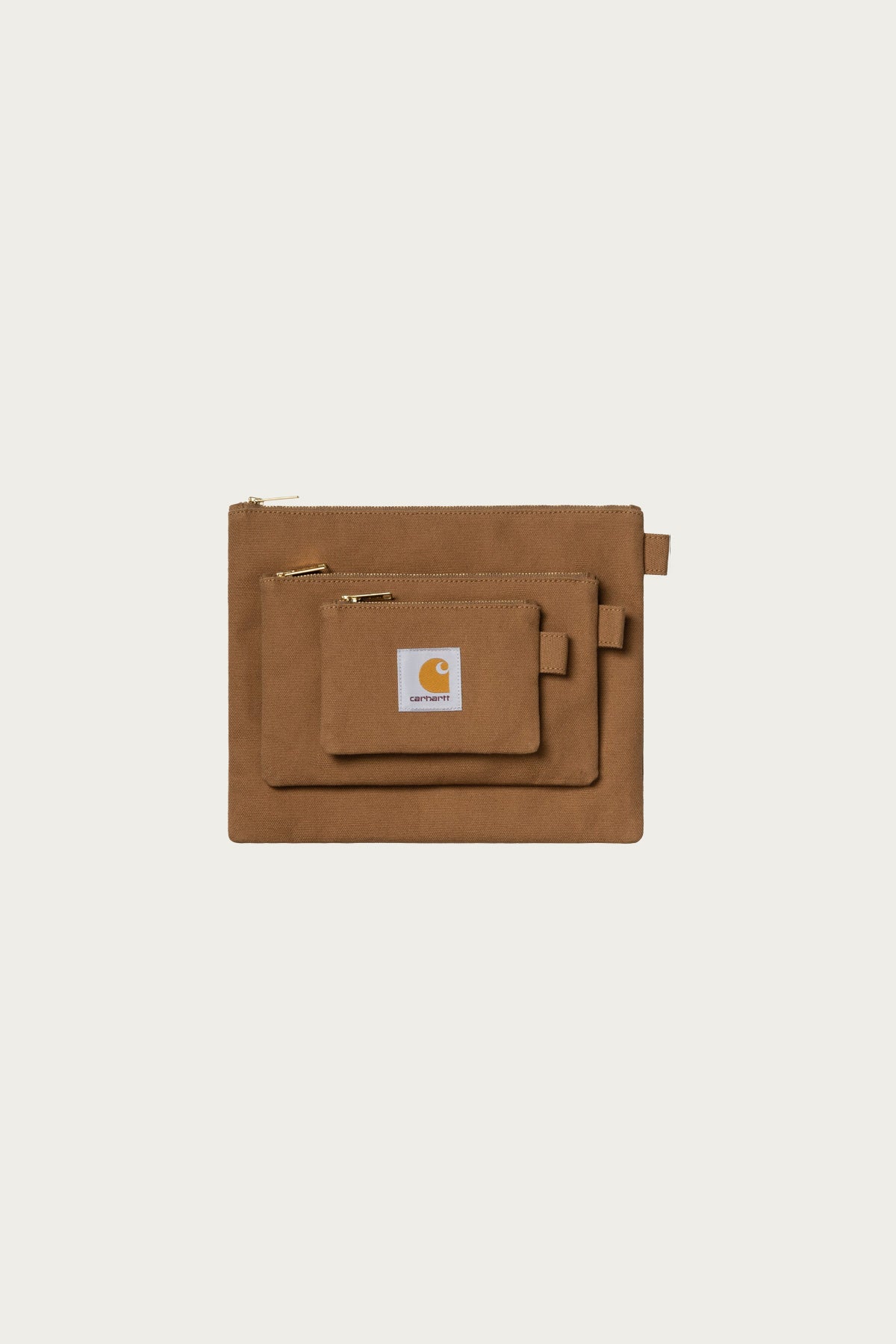 Carhartt Work In Progress - Canvas Pouch Set - Hamilton Brown - Canoe Club