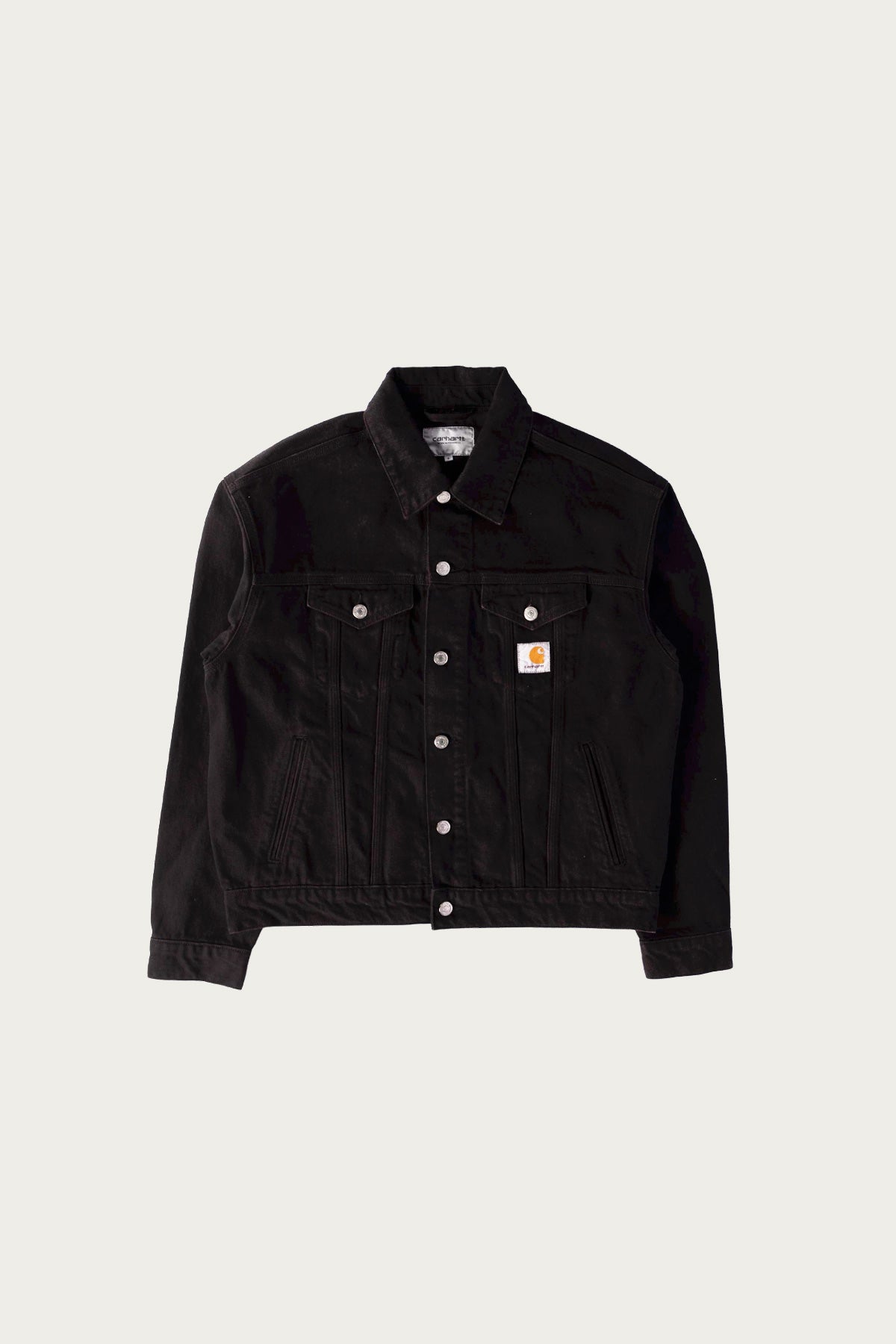 Carhartt Work In Progress - Everson Trucker Jacket - Everson Print/Black Palisander Garment Dye - Canoe Club
