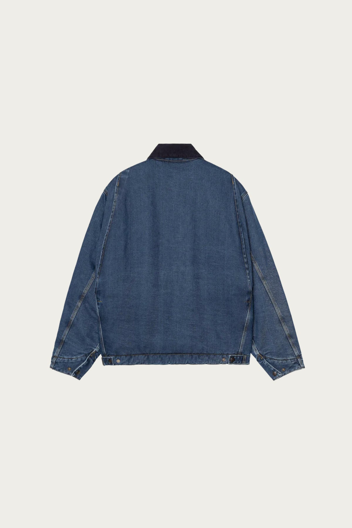 Carhartt Work In Progress - OG Detroit Jacket - Blue/Dark Navy Stone Washed - Canoe Club