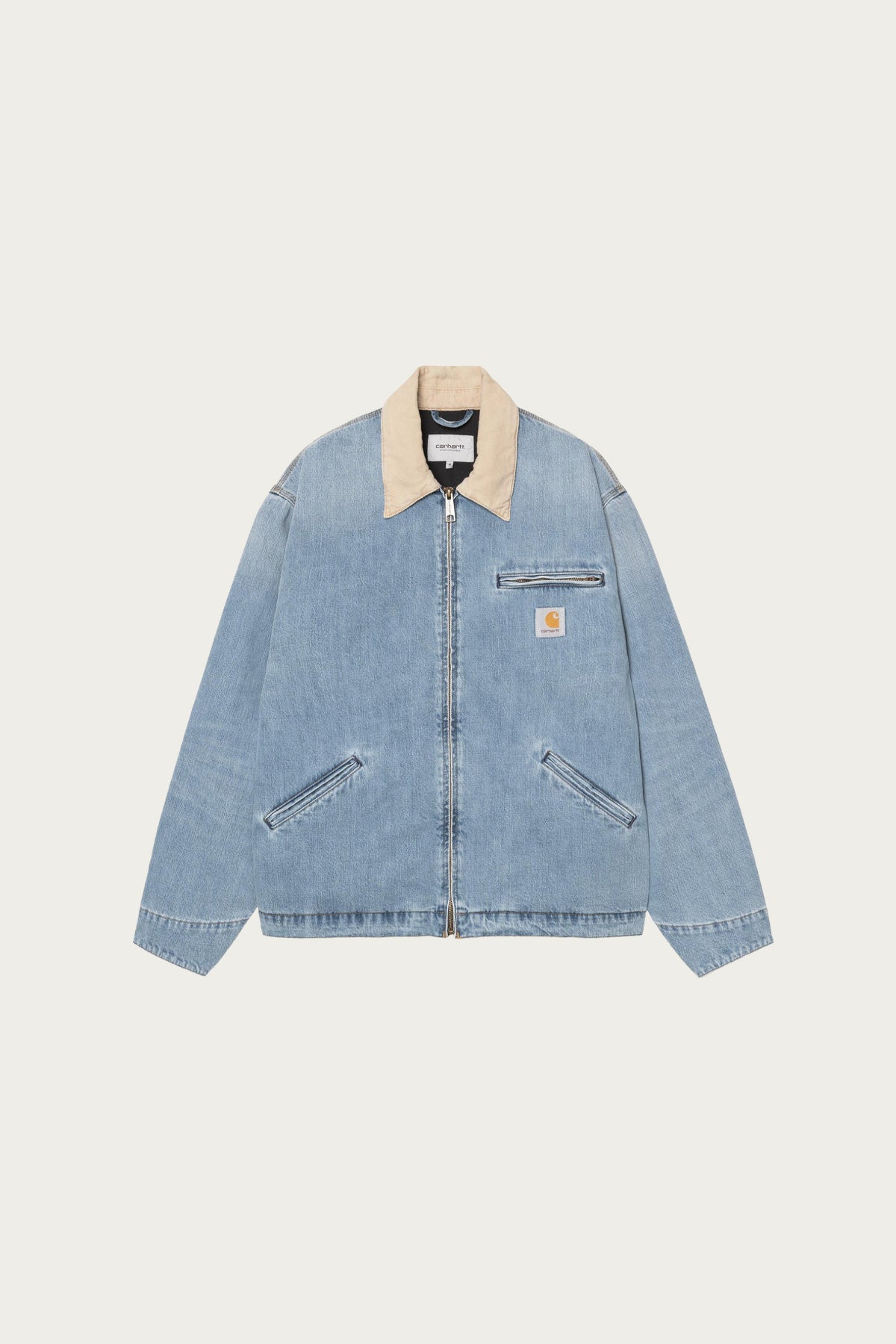 Carhartt Work In Progress - OG Detroit Jacket - Blue/Dusty Hamilton Brown Burst Washed - Canoe Club