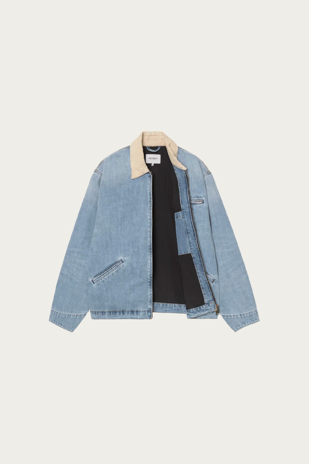 Carhartt Work In Progress - OG Detroit Jacket - Blue/Dusty Hamilton Brown Burst Washed - Canoe Club