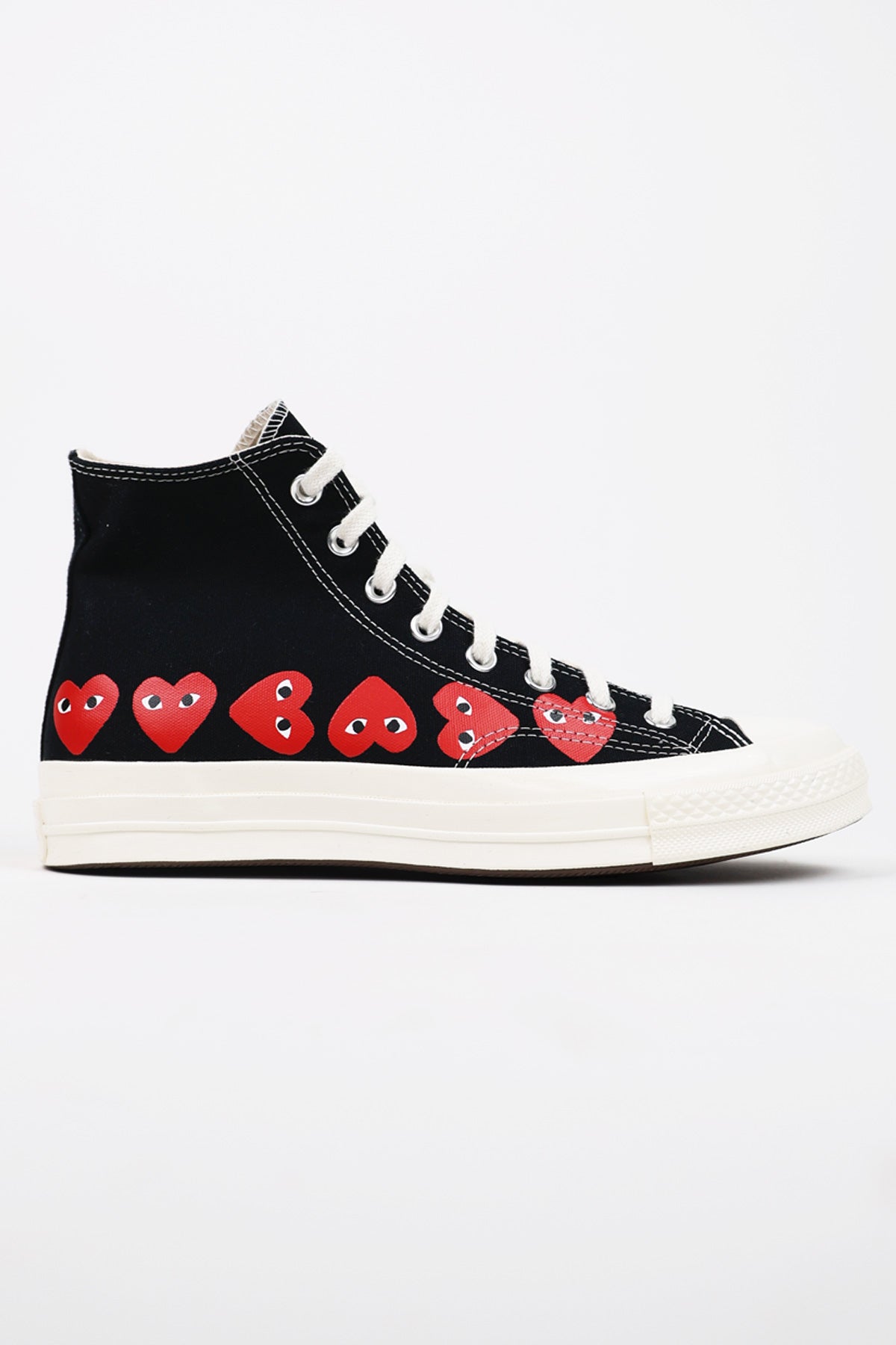 Comme des Garçons PLAY - CdG PLAY x Converse Chuck Taylor Hi - Black/Red Hearts - Canoe Club