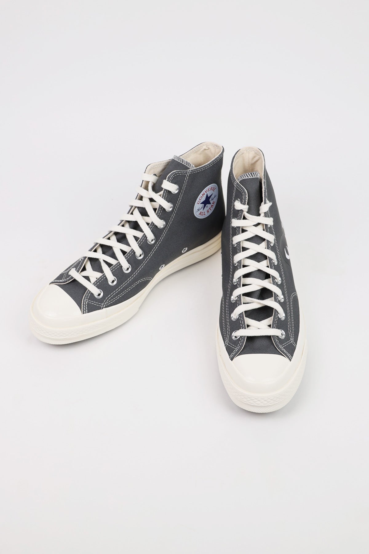Comme des Garçons PLAY - CdG PLAY x Converse Chuck Taylor Hi - Grey - Canoe Club