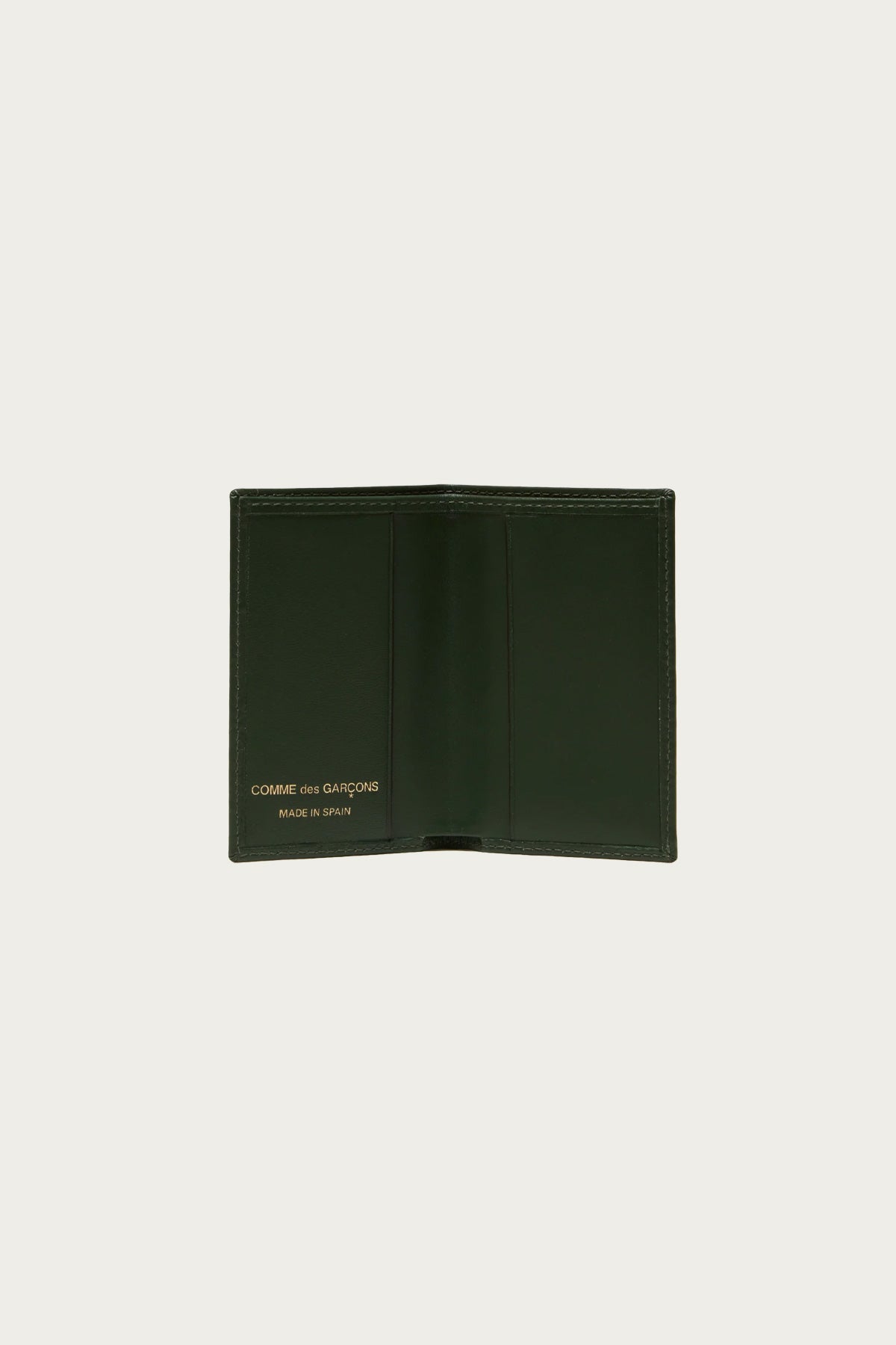 Comme des Garçons WALLET - Classic Leather Wallet - Bottle Green - Canoe Club