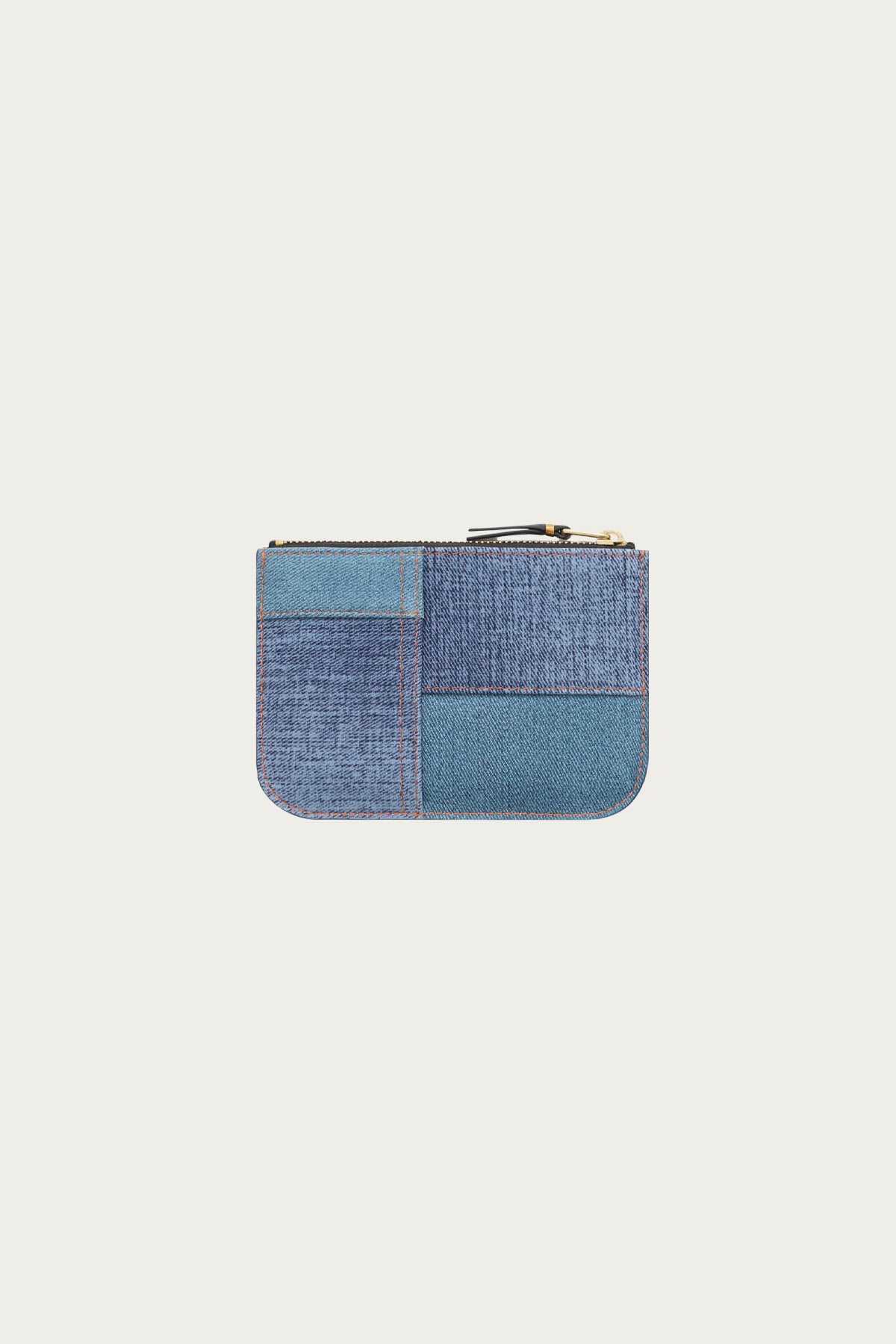 Comme des Garçons WALLET - Denim Patchwork Wallet - Blue - Canoe Club