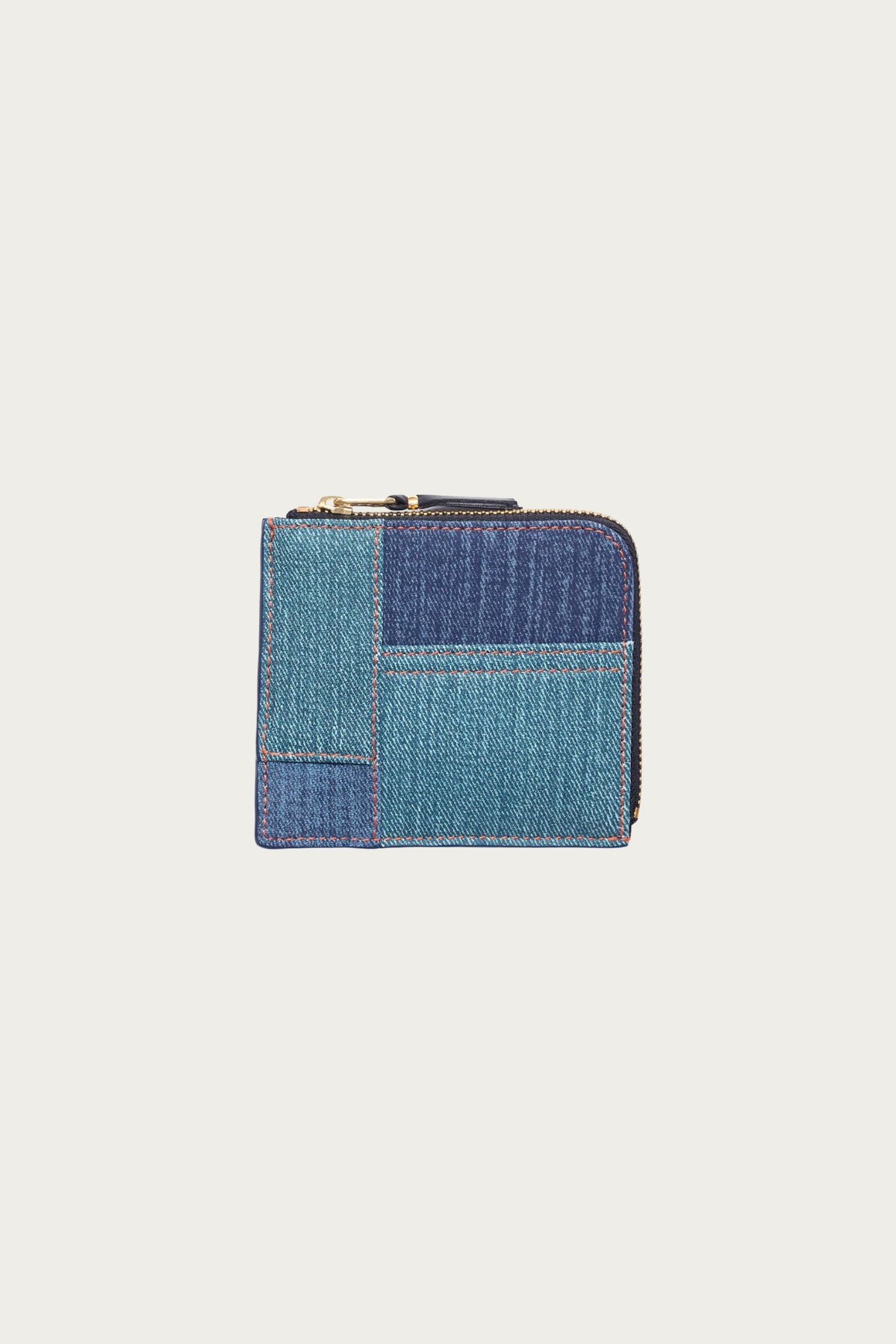 Comme des Garçons WALLET - Denim Zip-Around Wallet - Blue - Canoe Club