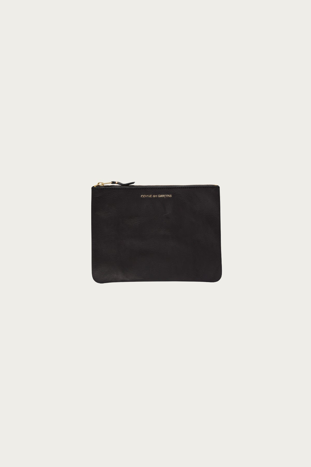 Comme des Garçons WALLET - Washed Zip Pouch - Black - Canoe Club