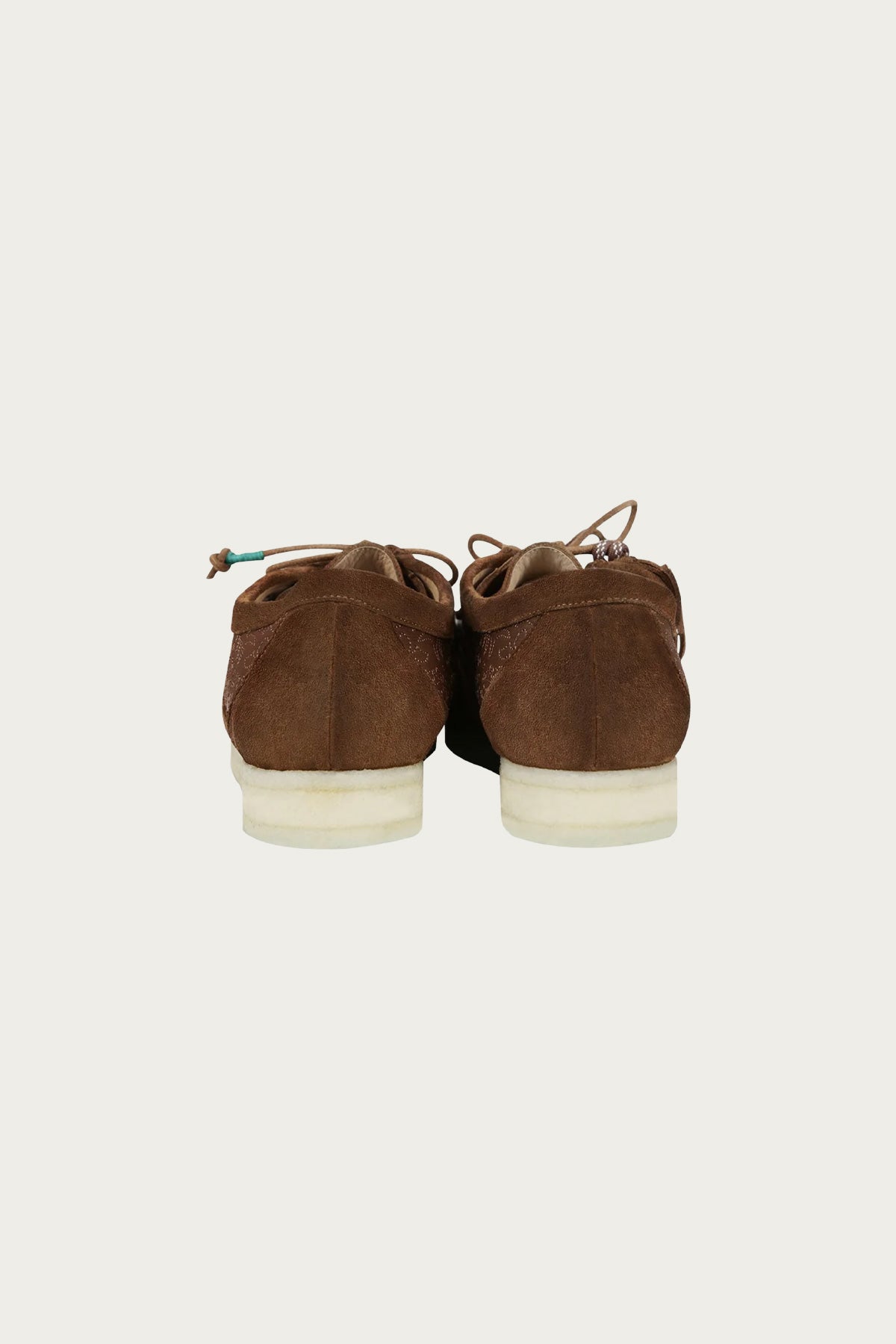 Clarks - Anderson Bell x Clarks Wallabee - Tan Embroidery - Canoe Club