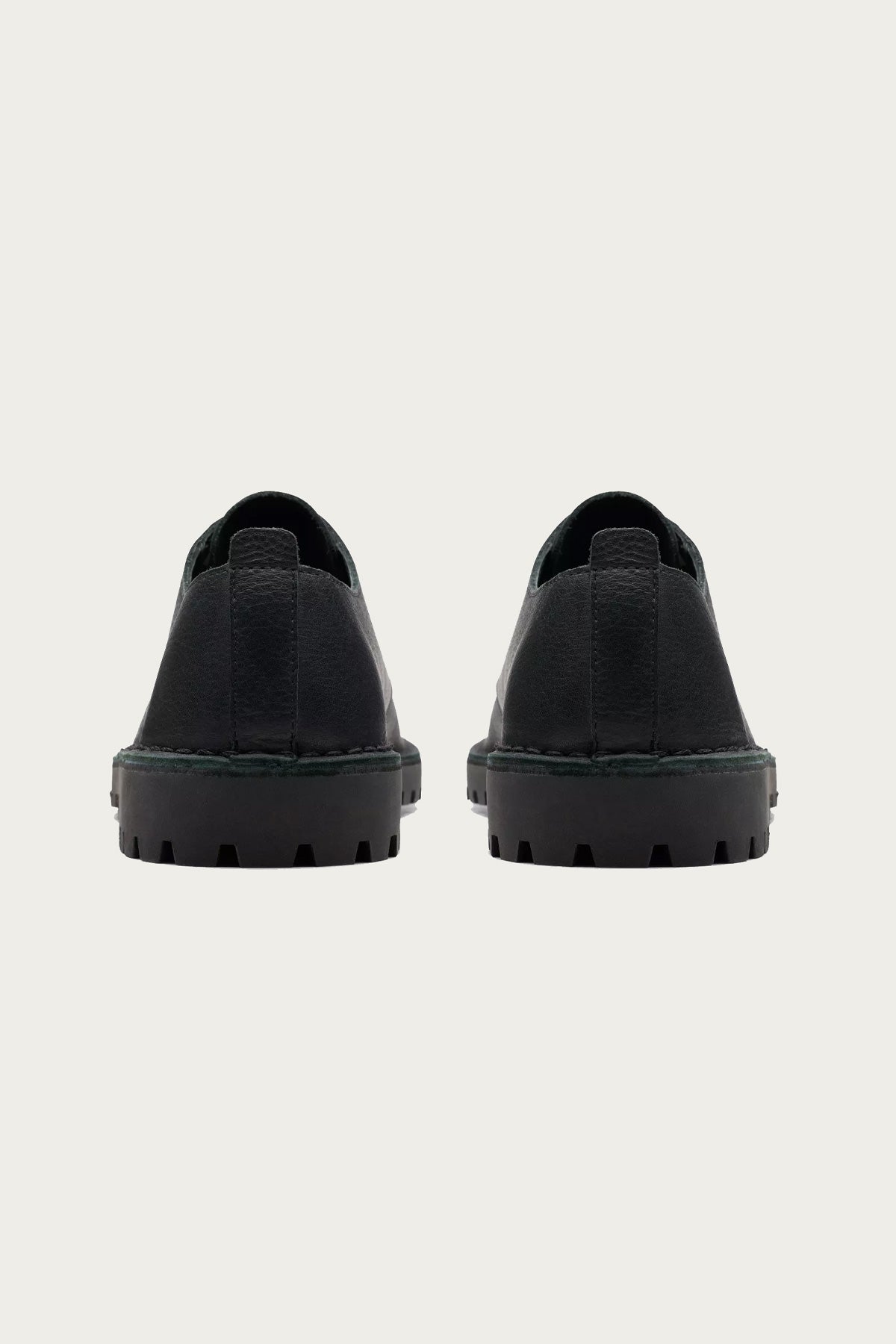 Clarks - Desert Rock Lo - Black Leather - Canoe Club