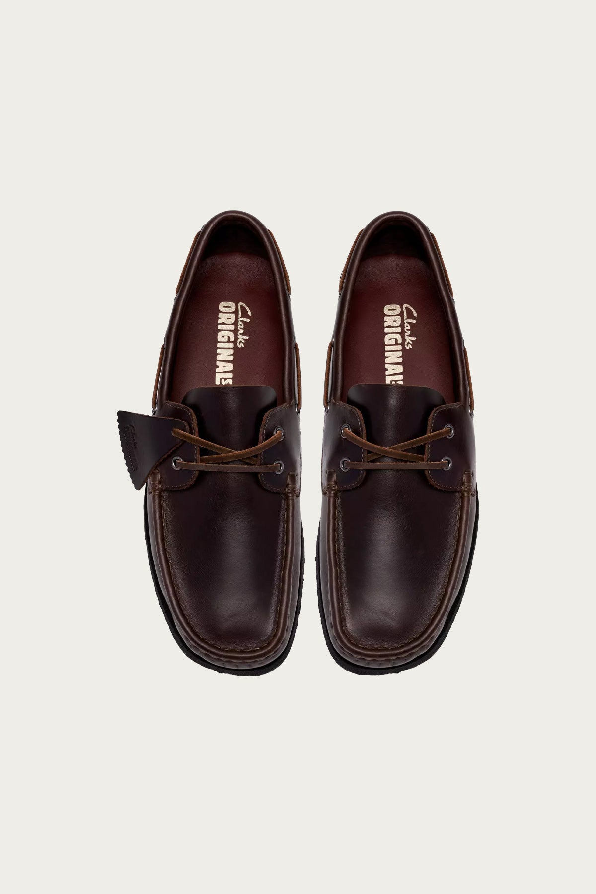 Clarks - Godney Boat - Brown Leather - Canoe Club