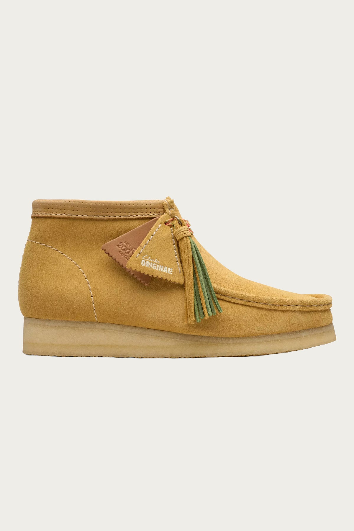 Clarks - Wallabee Boot - Golden Tan Suede - Canoe Club