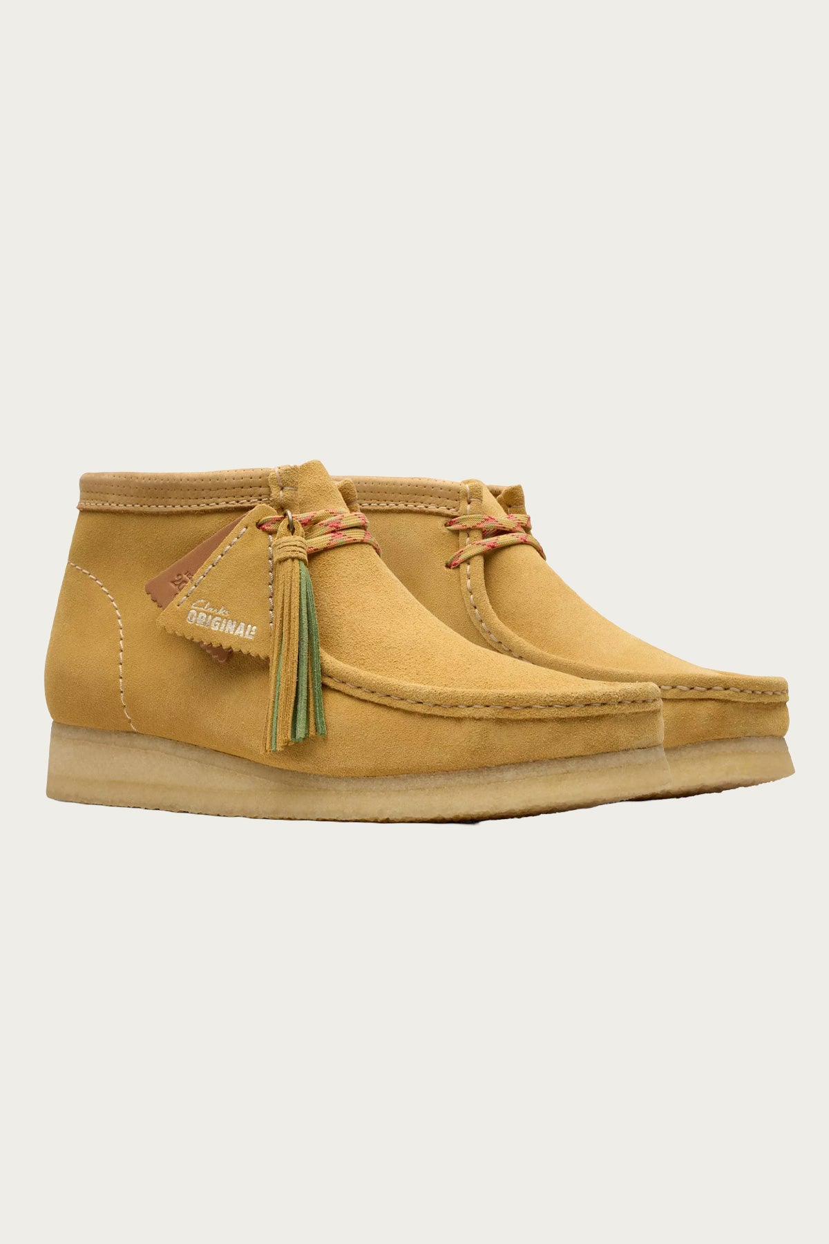 Clarks - Wallabee Boot - Golden Tan Suede - Canoe Club