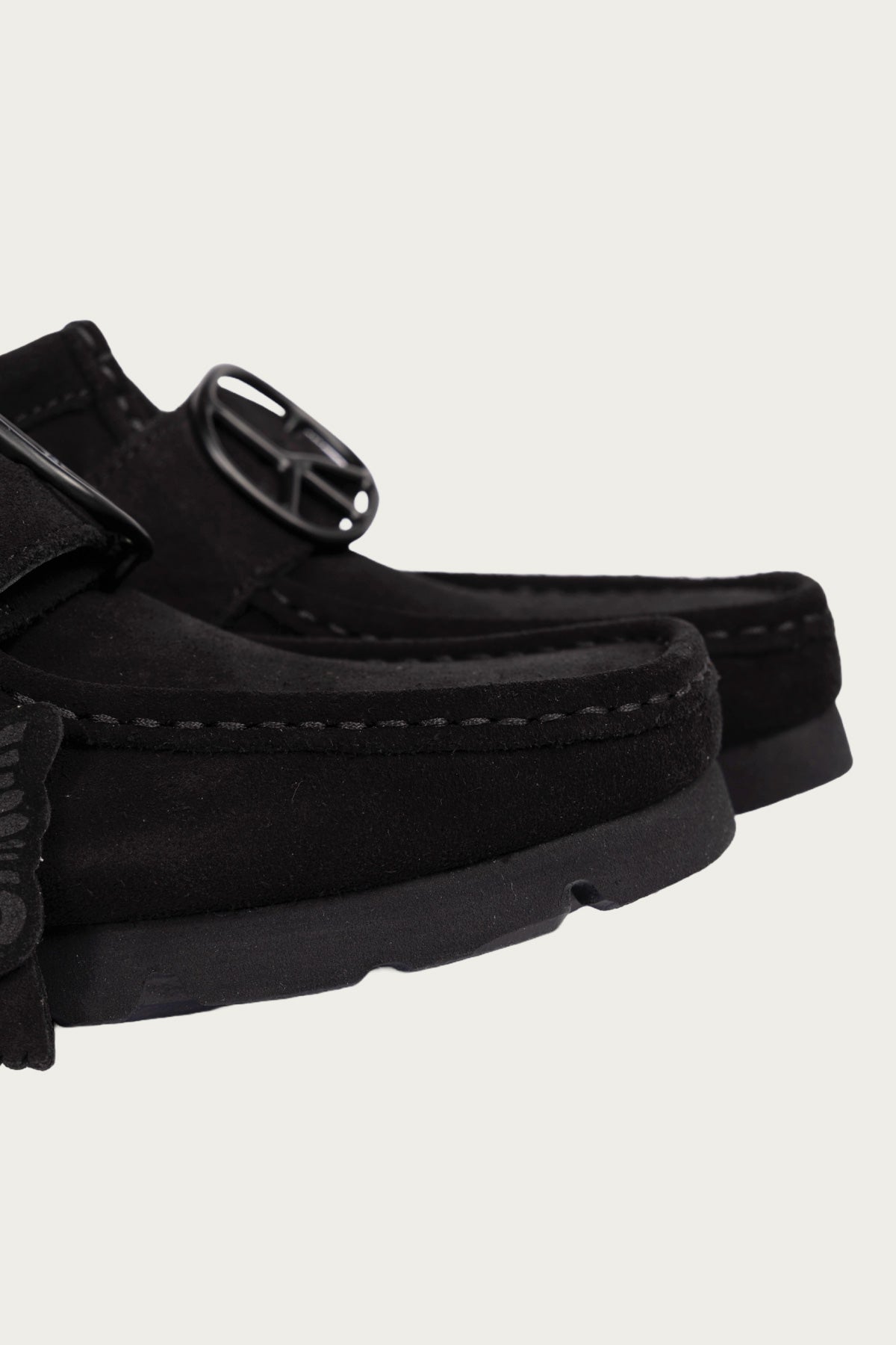 Clarks - Clarks x Needles Walla Strap Lo - Black Suede - Canoe Club