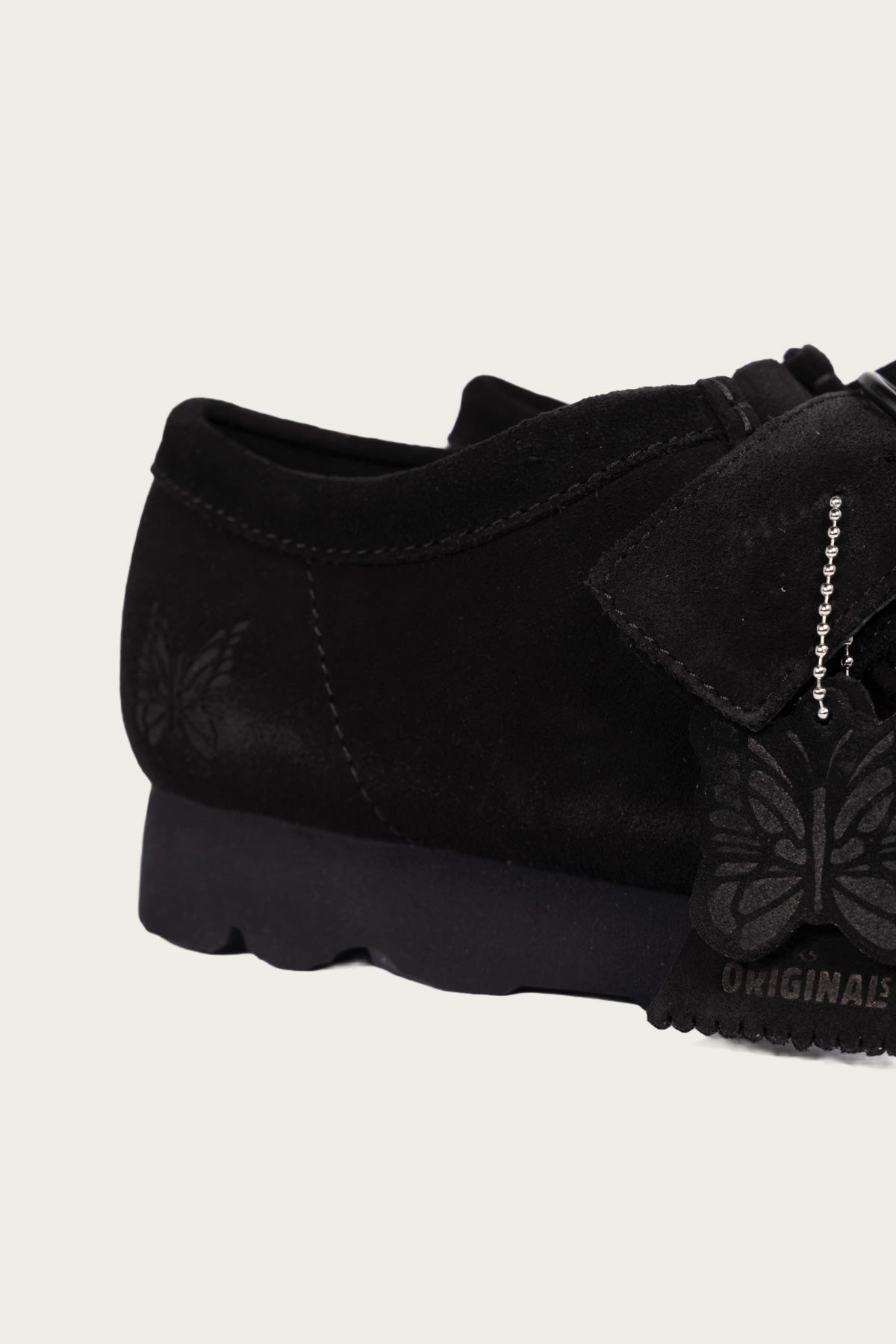 Clarks - Clarks x Needles Walla Strap Lo - Black Suede - Canoe Club