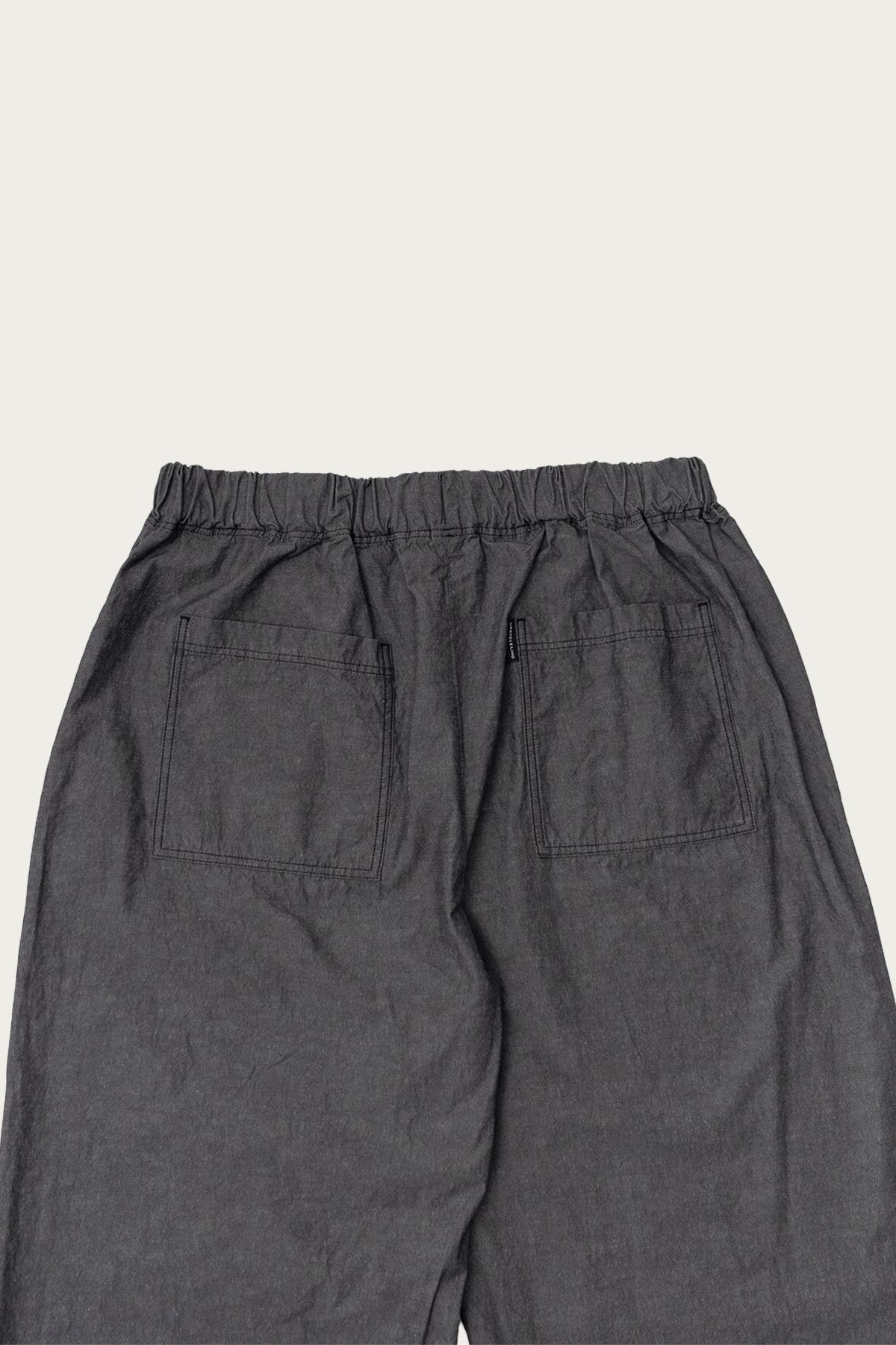 CONFECT - Upcyclino Basic Chambray Easy Fit Pants - Charcoal Grey - Canoe Club