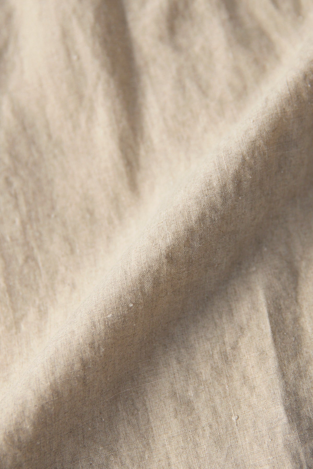 CONFECT - High Count Linen Regular Collar Shirt - Natural - Canoe Club