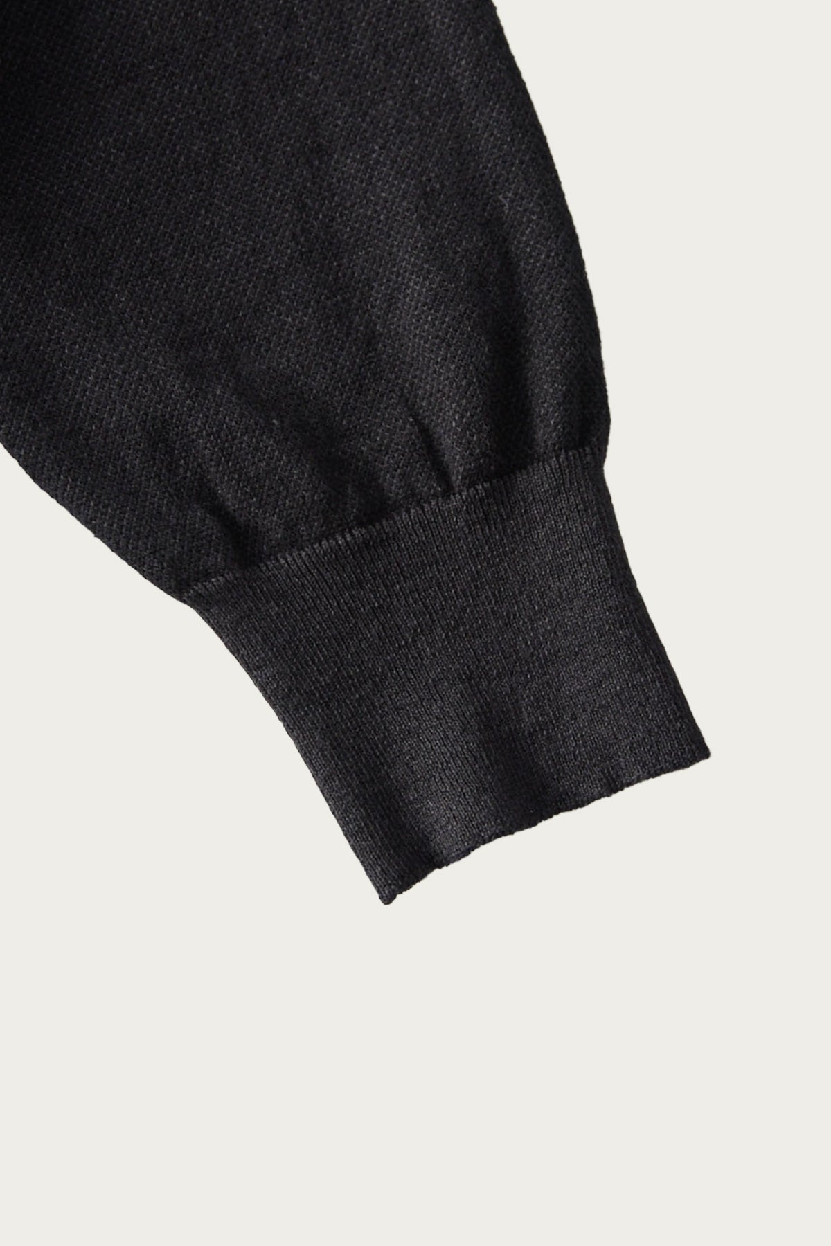 CONFECT - Linen Bamboo Boat-Neck Knit Jumper - Black - Canoe Club